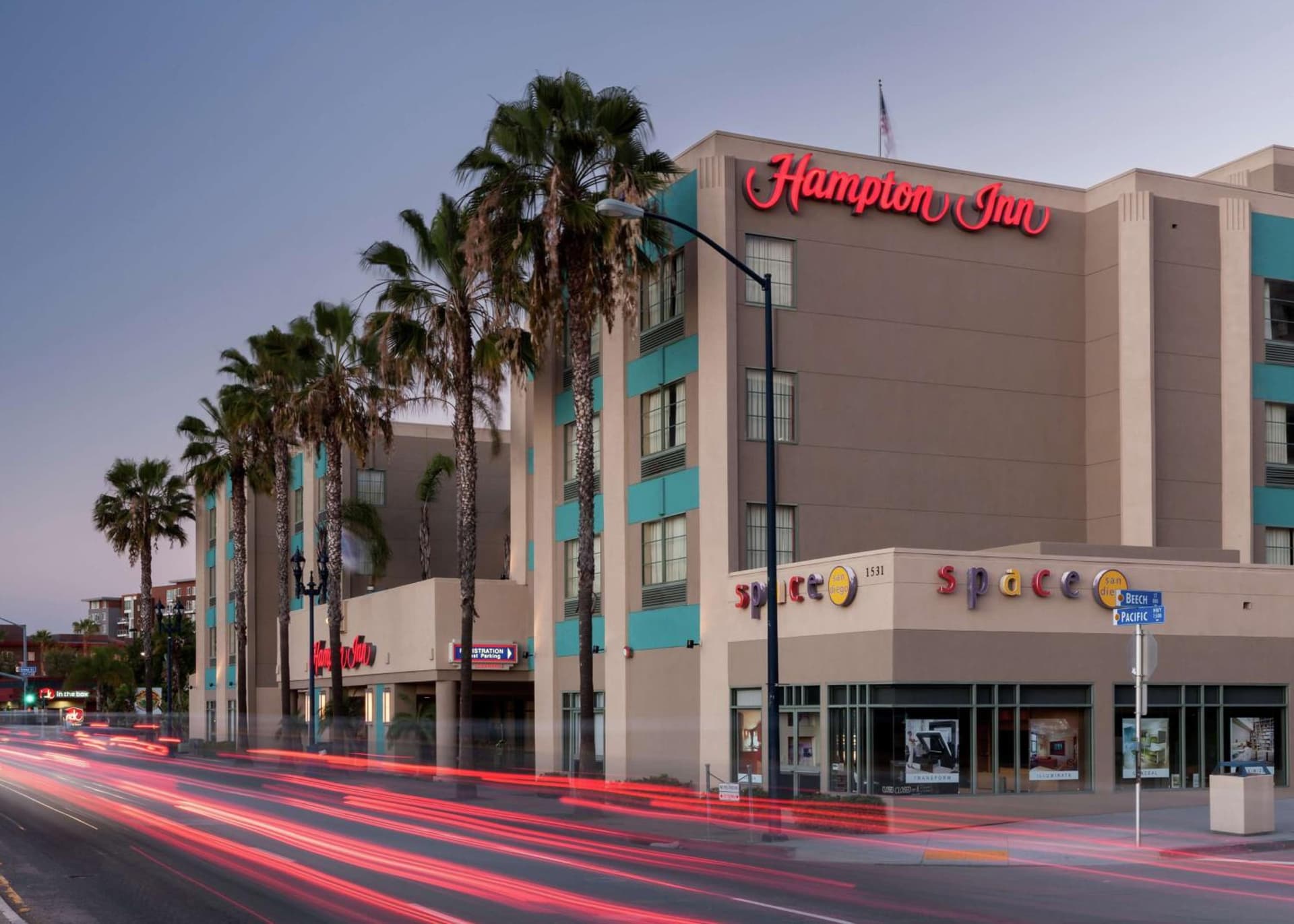Hampton Inn San Diego Downtown featured exterior or lobby in San Diego, CA — similar hotel