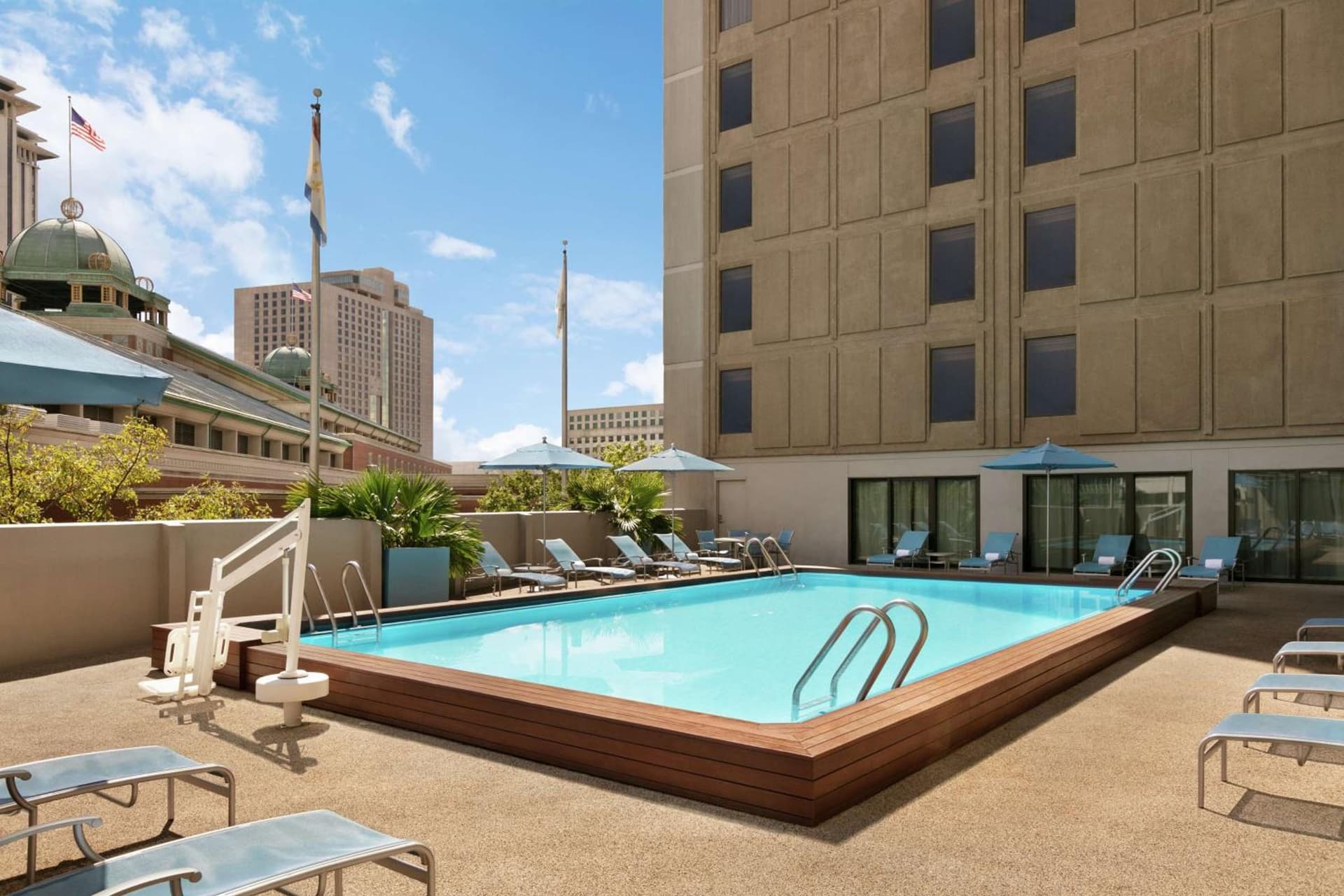 DoubleTree by Hilton New Orleans property views in New Orleans, LA — gallery photo 3