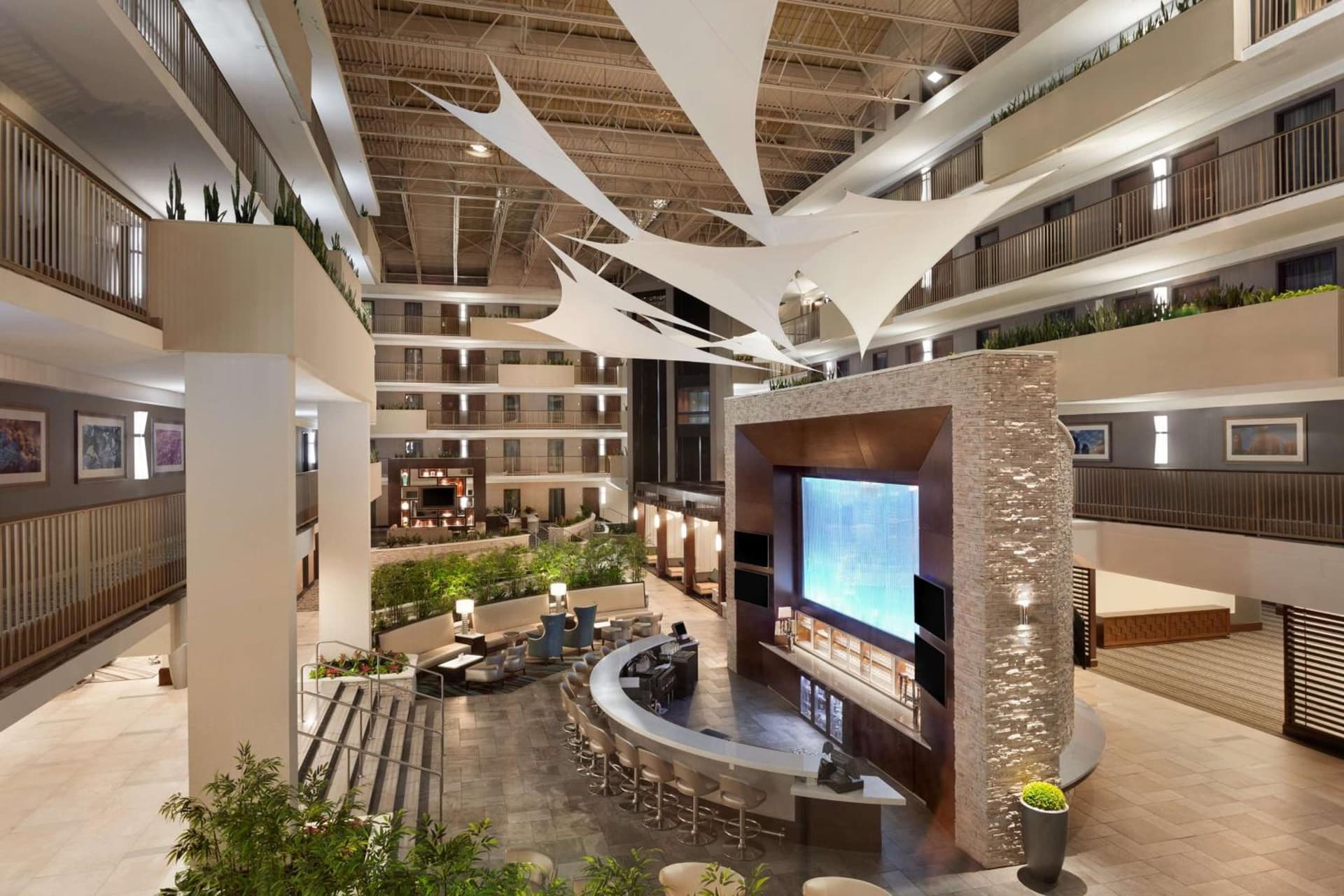 Embassy Suites by Hilton Atlanta Airport interior in Atlanta, GA — gallery photo 2
