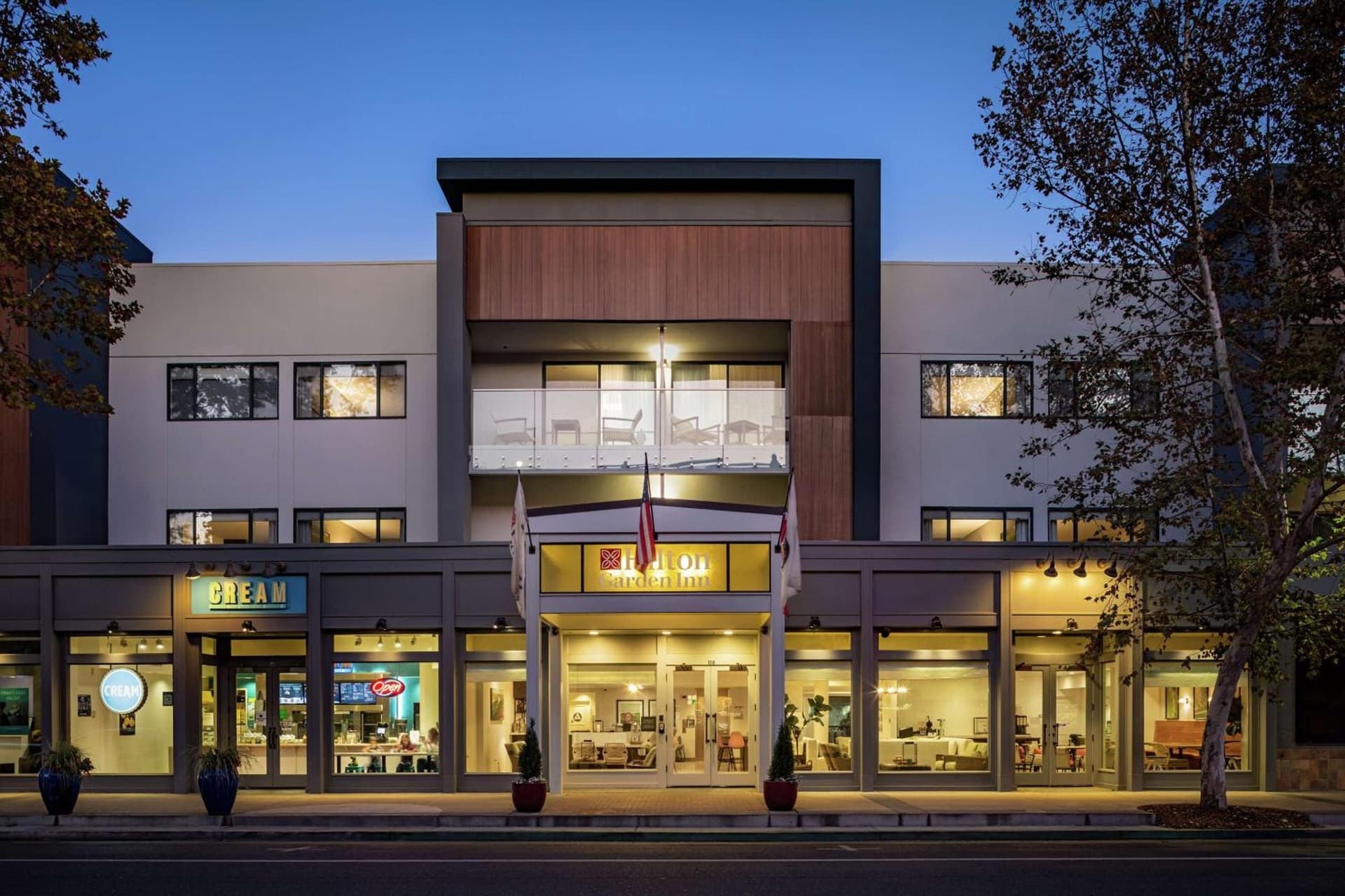 Hilton Garden Inn Davis Downtown featured exterior or lobby in Davis, CA — similar hotel