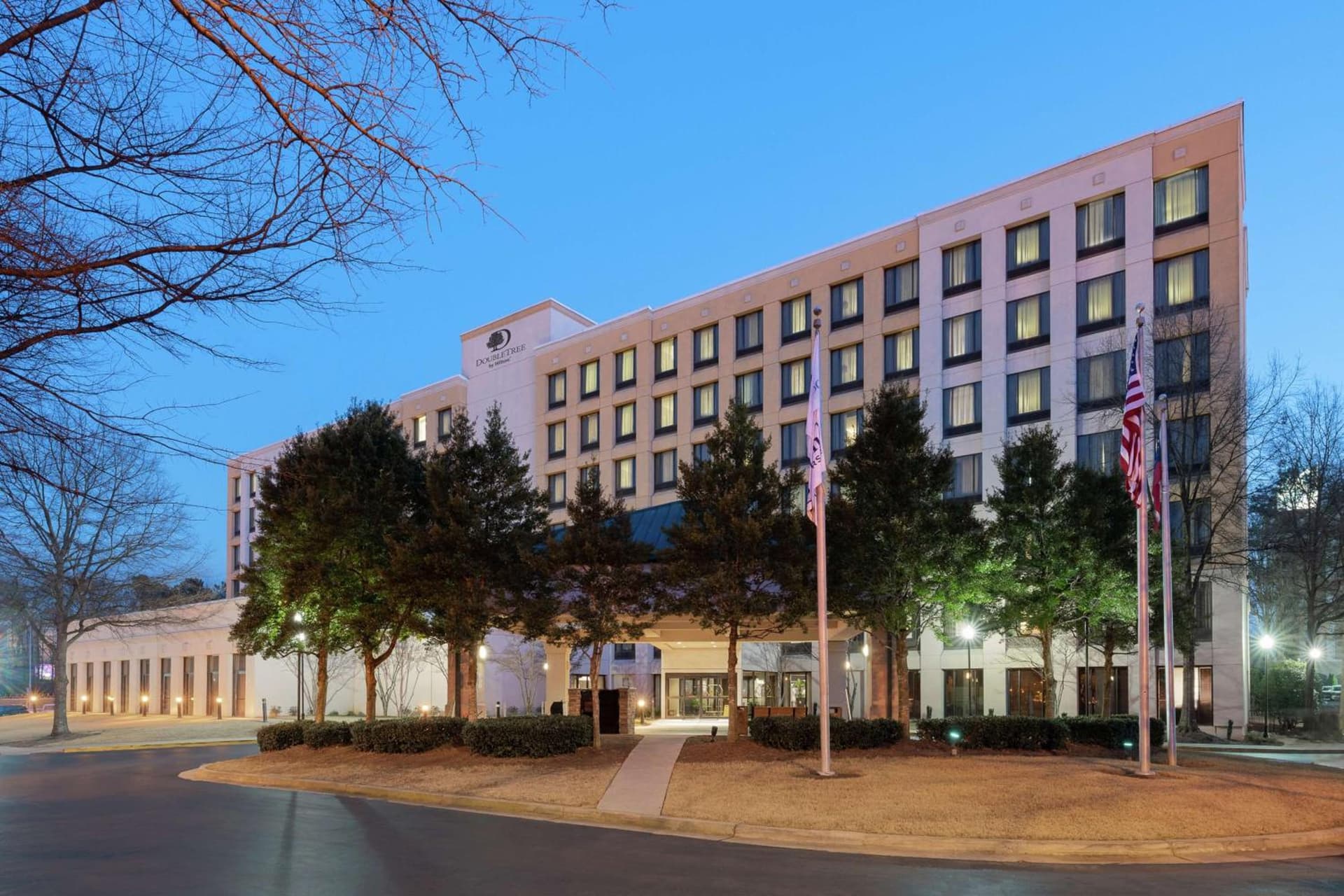DoubleTree by Hilton Atlanta Airport exterior or lobby in Atlanta, GA — main listing photo