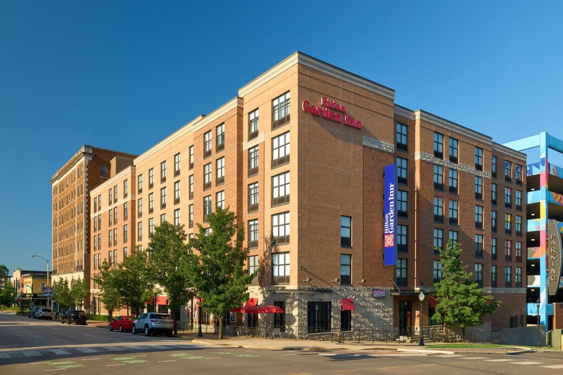 Hilton Garden Inn Bloomington featured exterior or lobby in Bloomington, IN — similar hotel