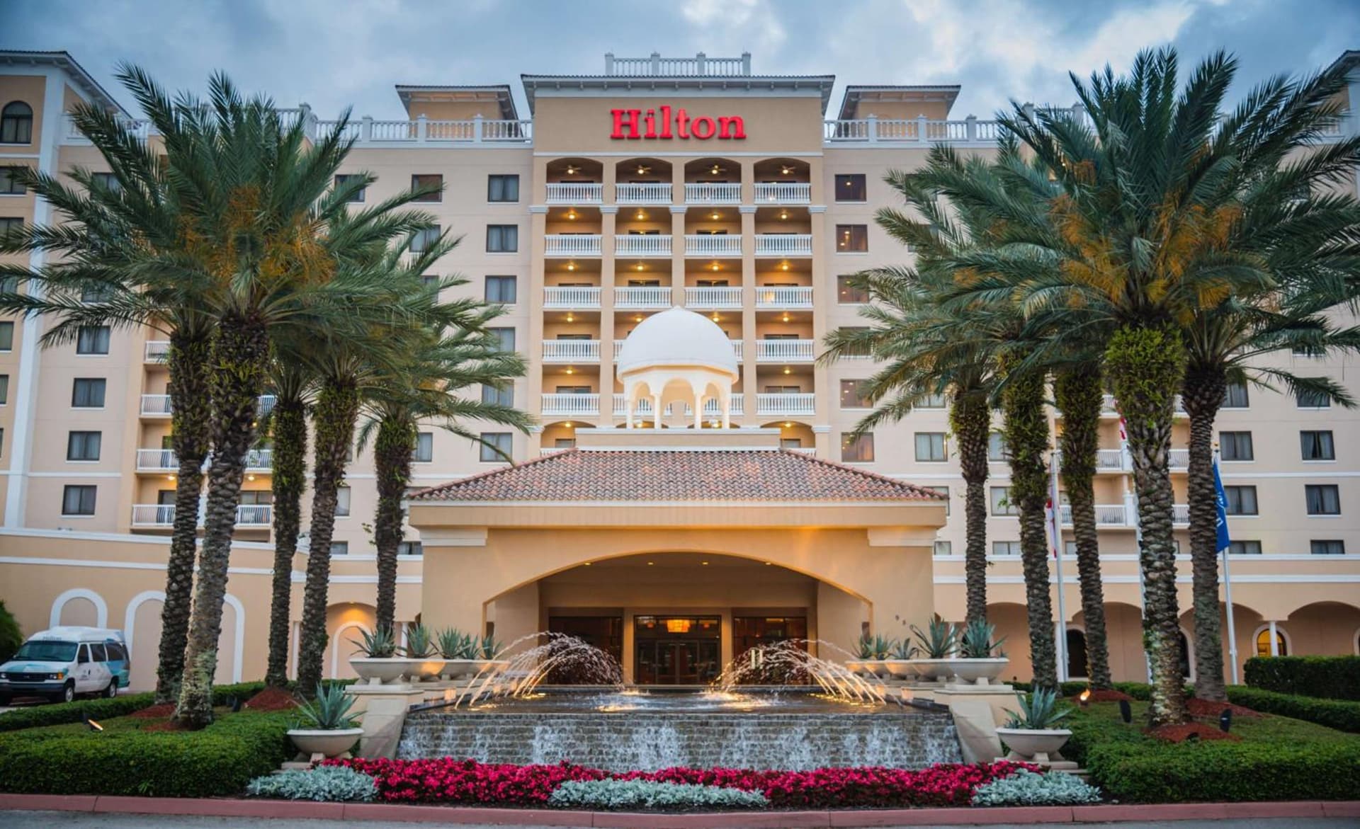 Hilton St. Petersburg Carillon Park exterior or lobby in St Petersburg, FL — main listing photo