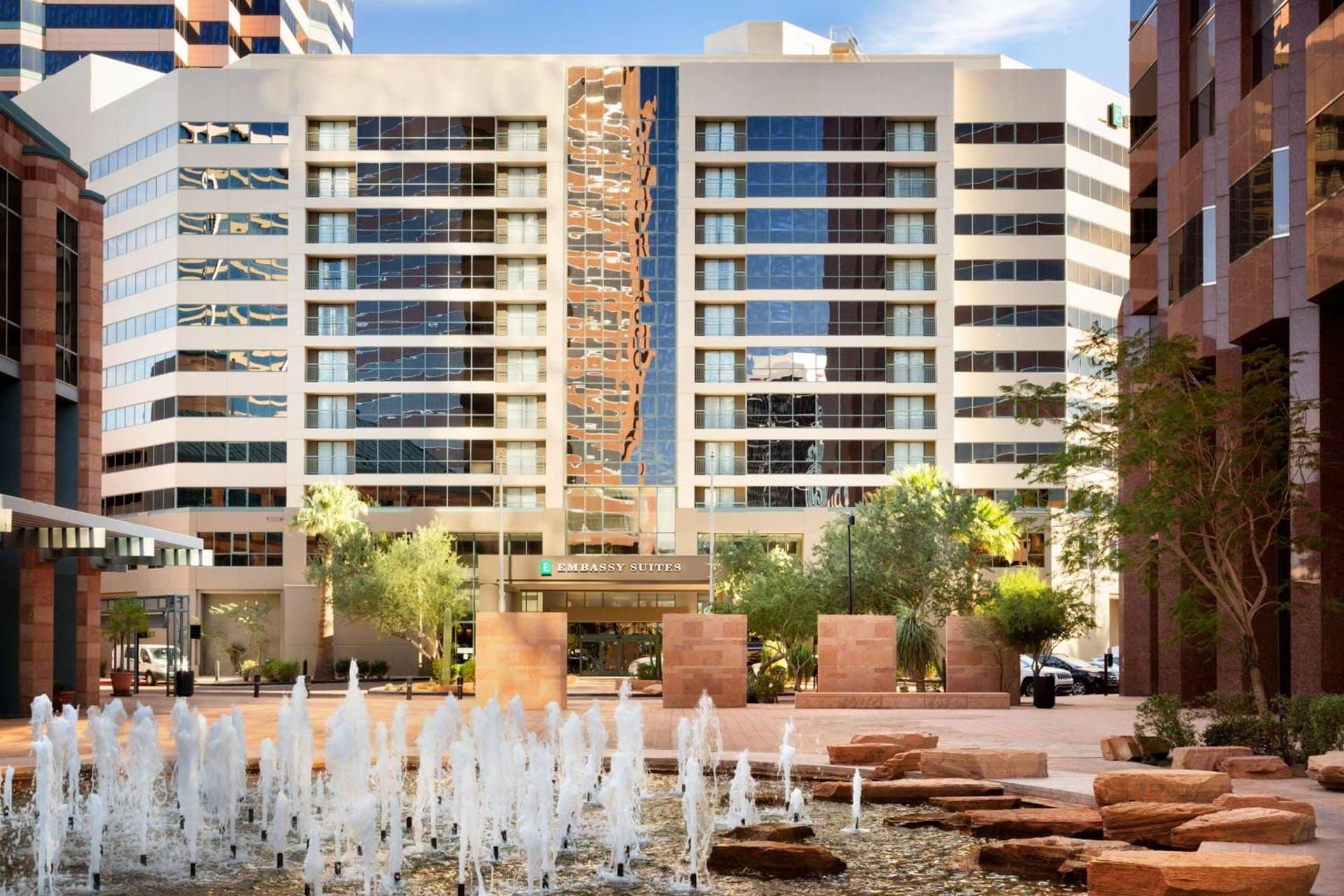 Embassy Suites by Hilton Phoenix Downtown North featured exterior or lobby in Phoenix, AZ — similar hotel