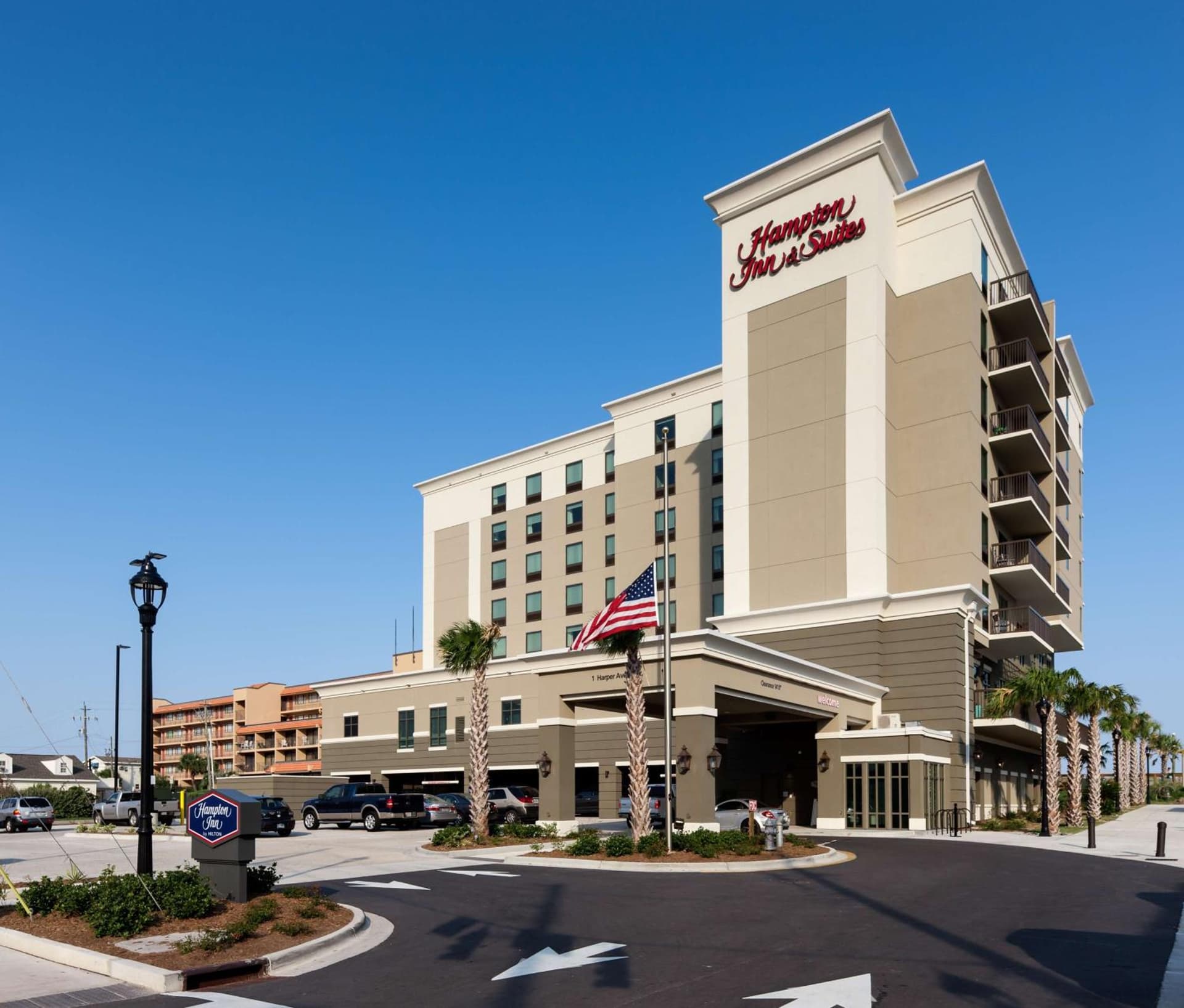Hampton Inn & Suites by Hilton Carolina Beach Oceanfront property views in Carolina Beach, NC — gallery photo 3