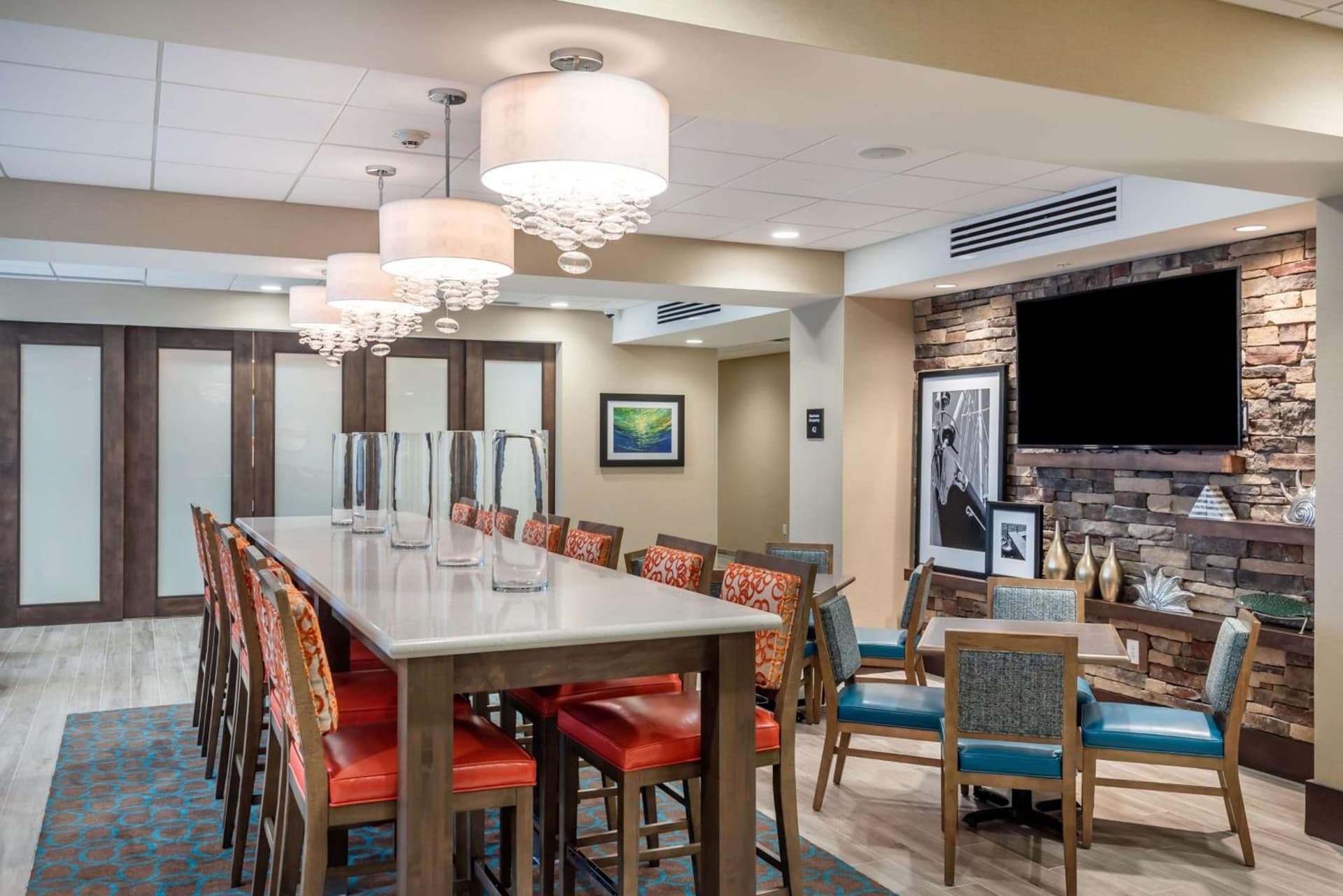 Hampton Inn Baltimore Bayview Campus property views in Baltimore, MD — gallery photo 3
