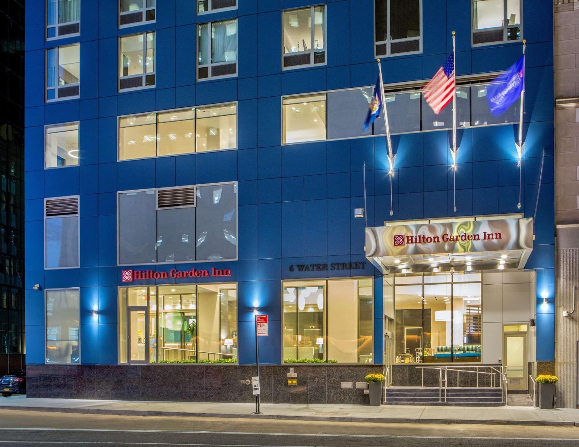 Hilton Garden Inn NYC Financial Center/Manhattan Downtown exterior or lobby in New York, NY — main listing photo