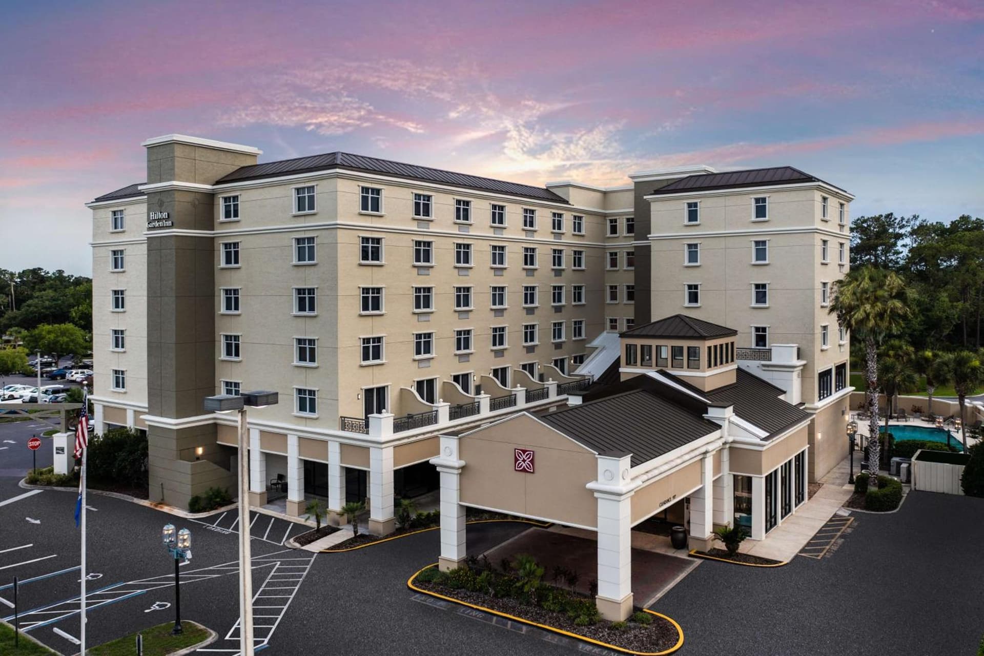 Hilton Garden Inn Jacksonville Ponte Vedra Sawgrass exterior or lobby in Ponte Vedra Beach, FL — main listing photo