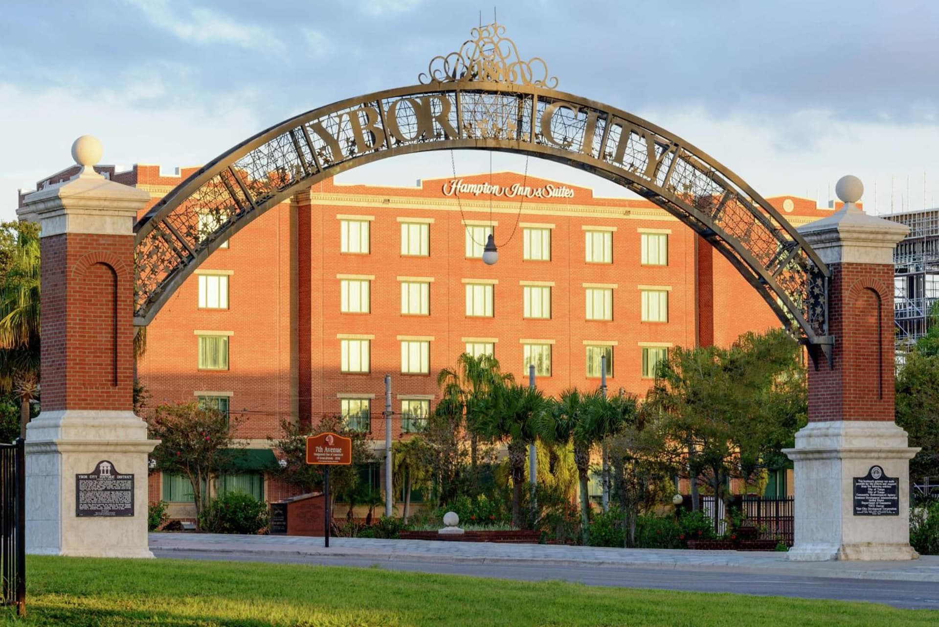 Hampton Inn & Suites Tampa Ybor City Downtown featured exterior or lobby in Tampa, FL — similar hotel