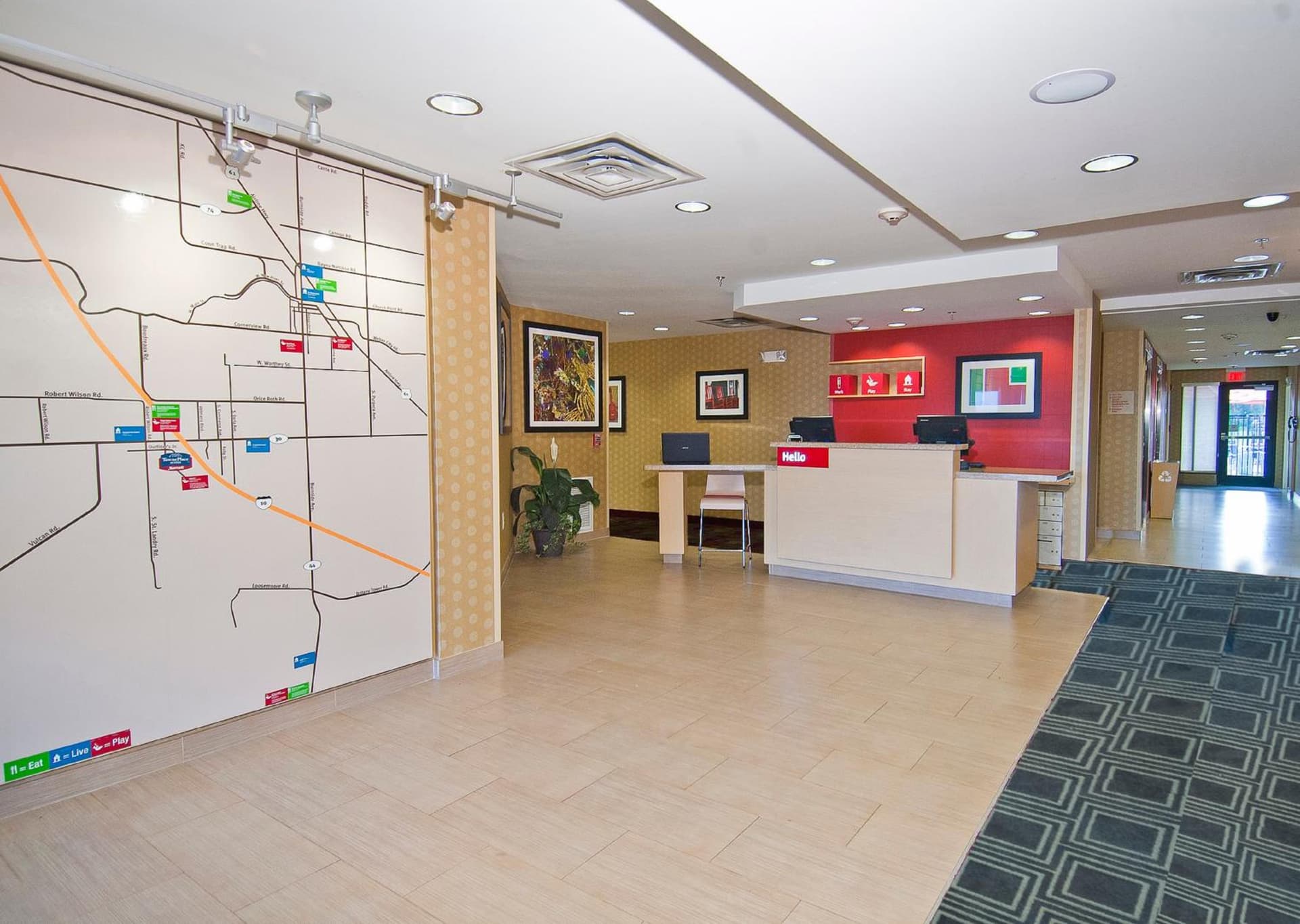 TownePlace Suites by Marriott Baton Rouge Gonzales interior in Gonzales, LA — gallery photo 2