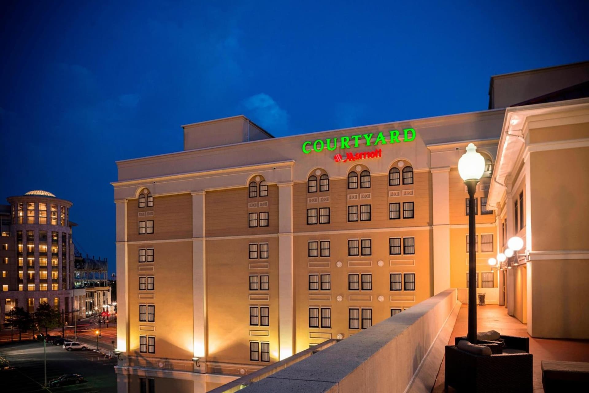 Courtyard by Marriott Norfolk Downtown property views in Norfolk, VA — gallery photo 3