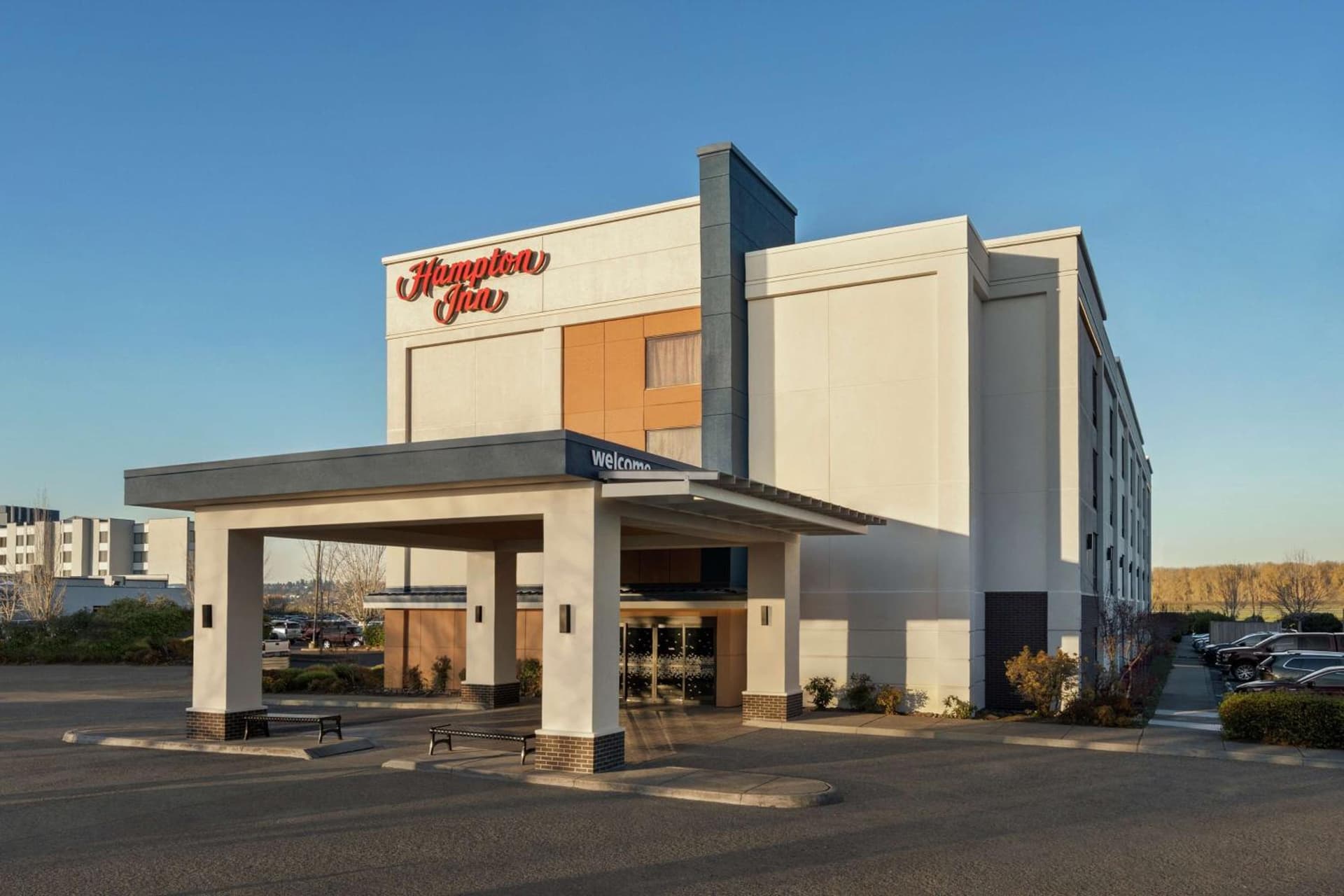 Hampton Inn Portland Airport featured exterior or lobby in Portland, OR — similar hotel
