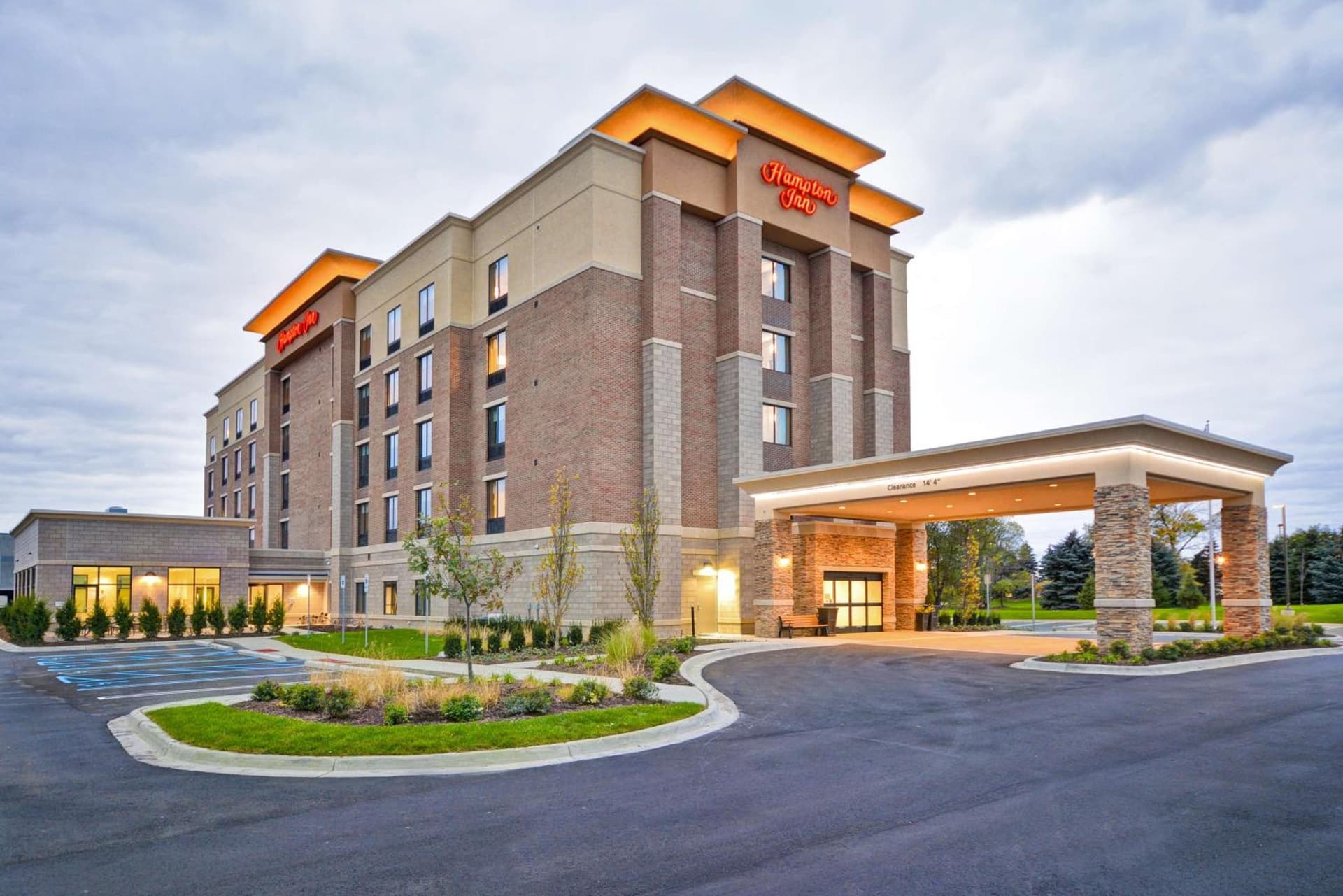 Hampton Inn Livonia Detroit featured exterior or lobby in Livonia, MI — similar hotel