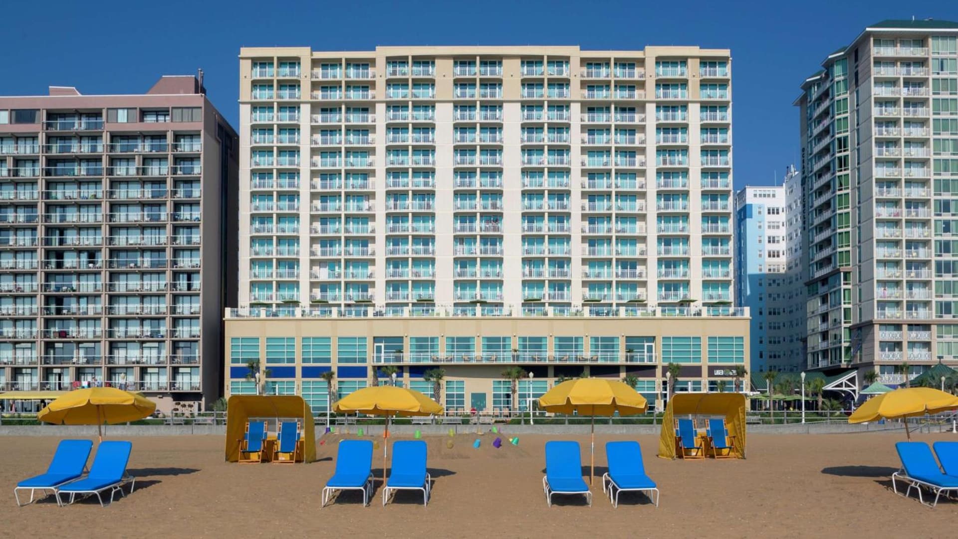 Hilton Garden Inn Virginia Beach Oceanfront featured exterior or lobby in Virginia Beach, VA — similar hotel