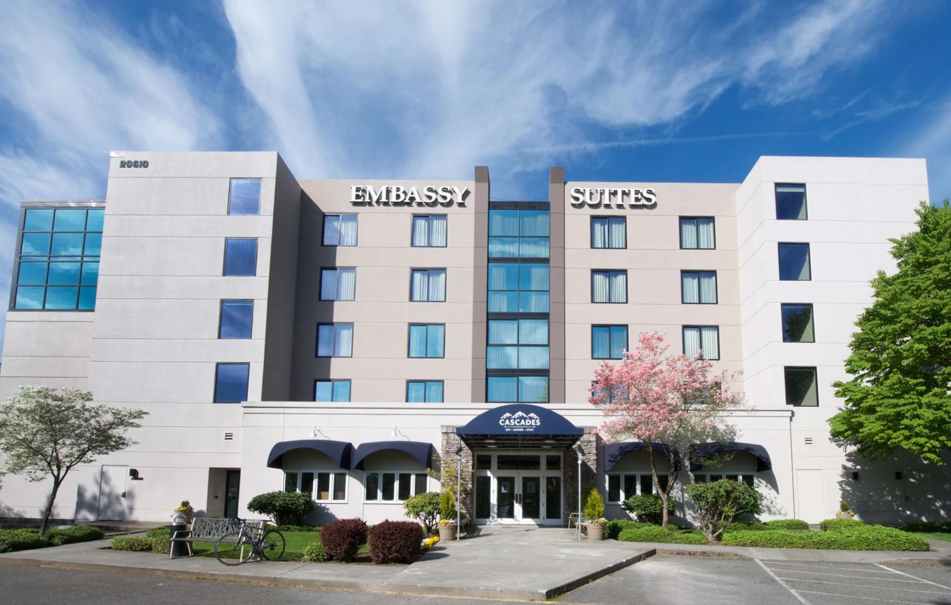 Embassy Suites by Hilton Seattle North Lynnwood featured exterior or lobby in Lynnwood, WA — similar hotel