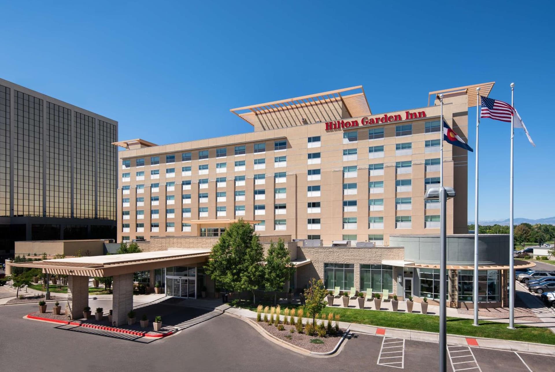 Hilton Garden Inn Denver/Cherry Creek featured exterior or lobby in Denver, CO — similar hotel