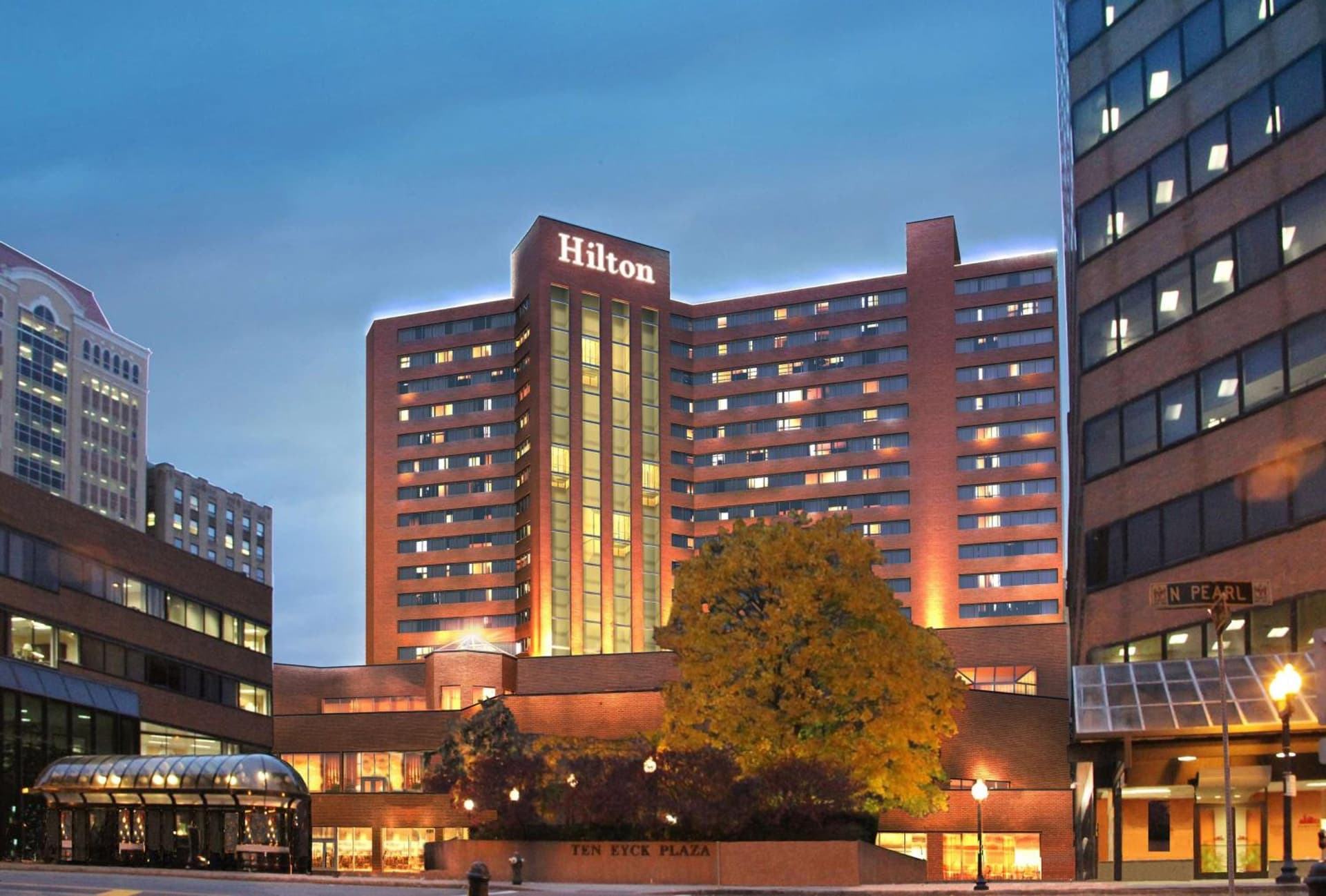 Hilton Albany featured exterior or lobby in Albany, NY — similar hotel