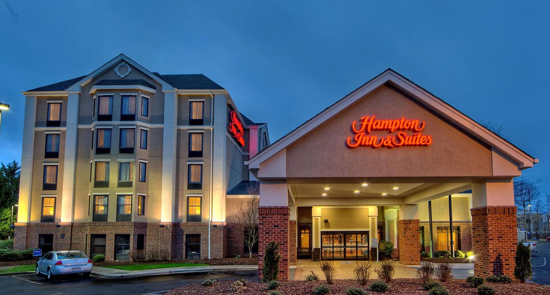 Hampton Inn and Suites Asheville Airport featured exterior or lobby in Fletcher, NC — similar hotel
