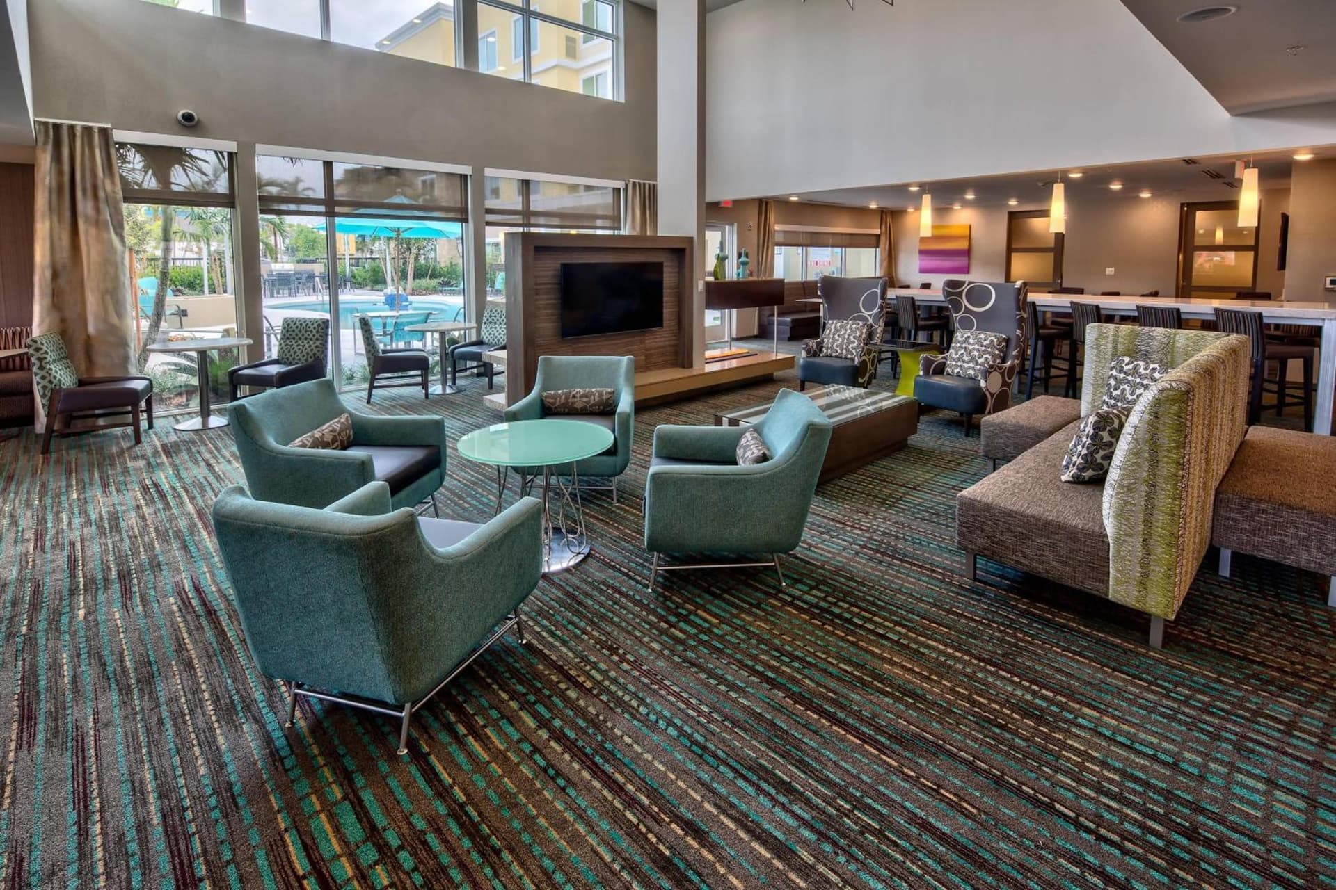 Residence Inn Fort Lauderdale Pompano Beach Central interior in Pompano Beach, FL — gallery photo 2