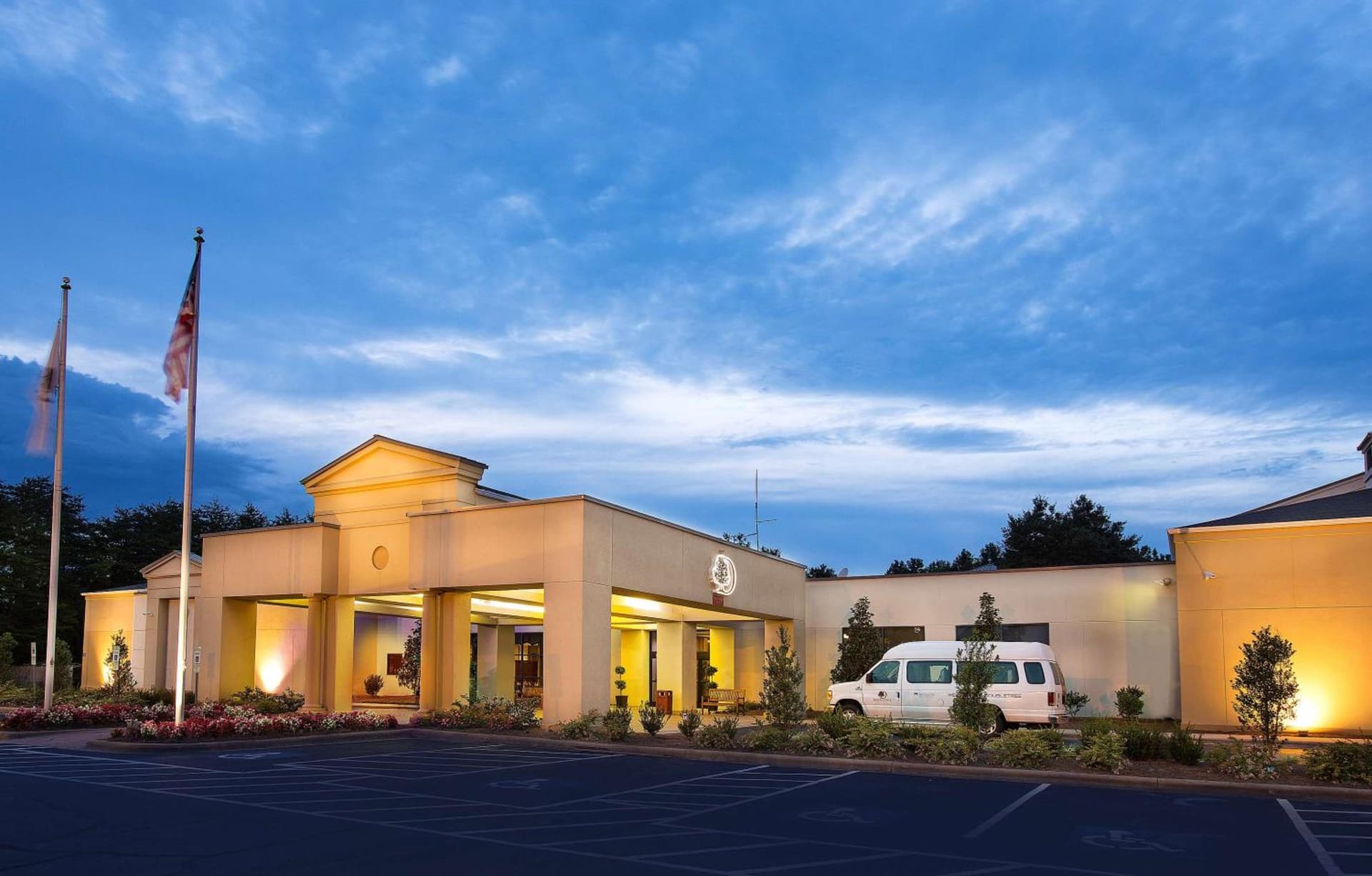 DoubleTree by Hilton Charlotte Airport featured exterior or lobby in Charlotte, NC — similar hotel