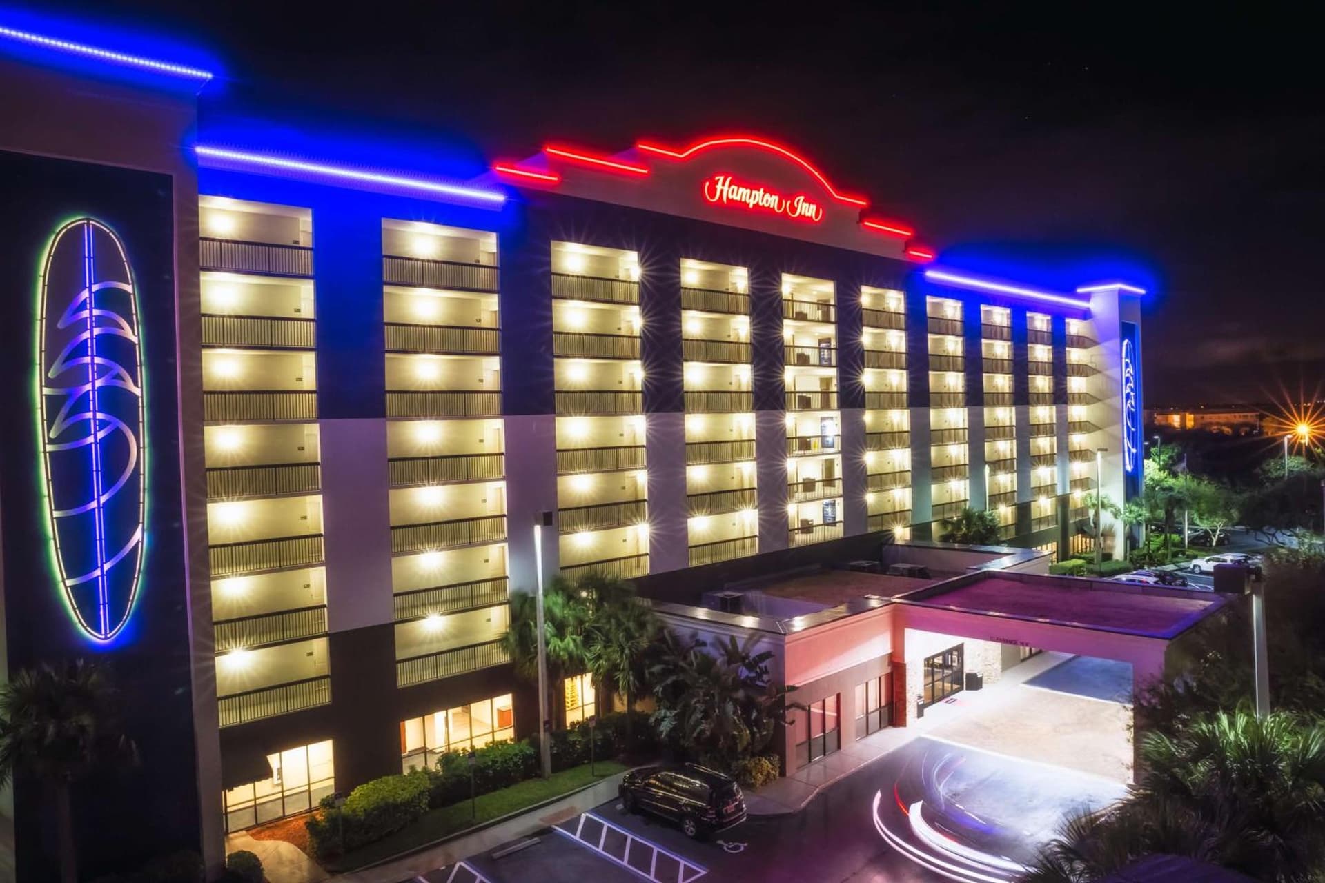 Hampton Inn Cocoa Beach featured exterior or lobby in Cocoa Beach, FL — similar hotel