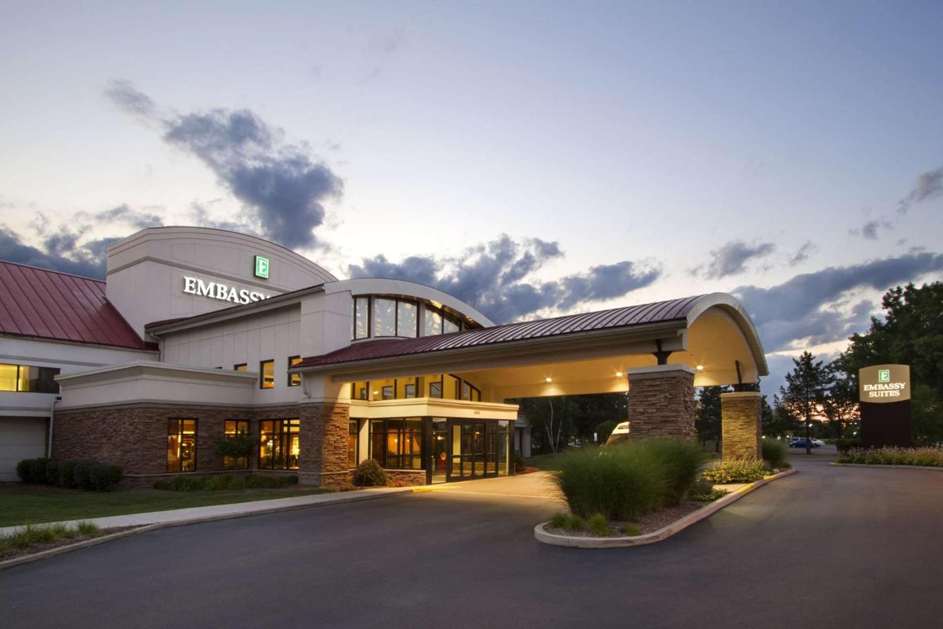 Embassy Suites by Hilton Detroit Metro Airport featured exterior or lobby in Romulus, MI — similar hotel