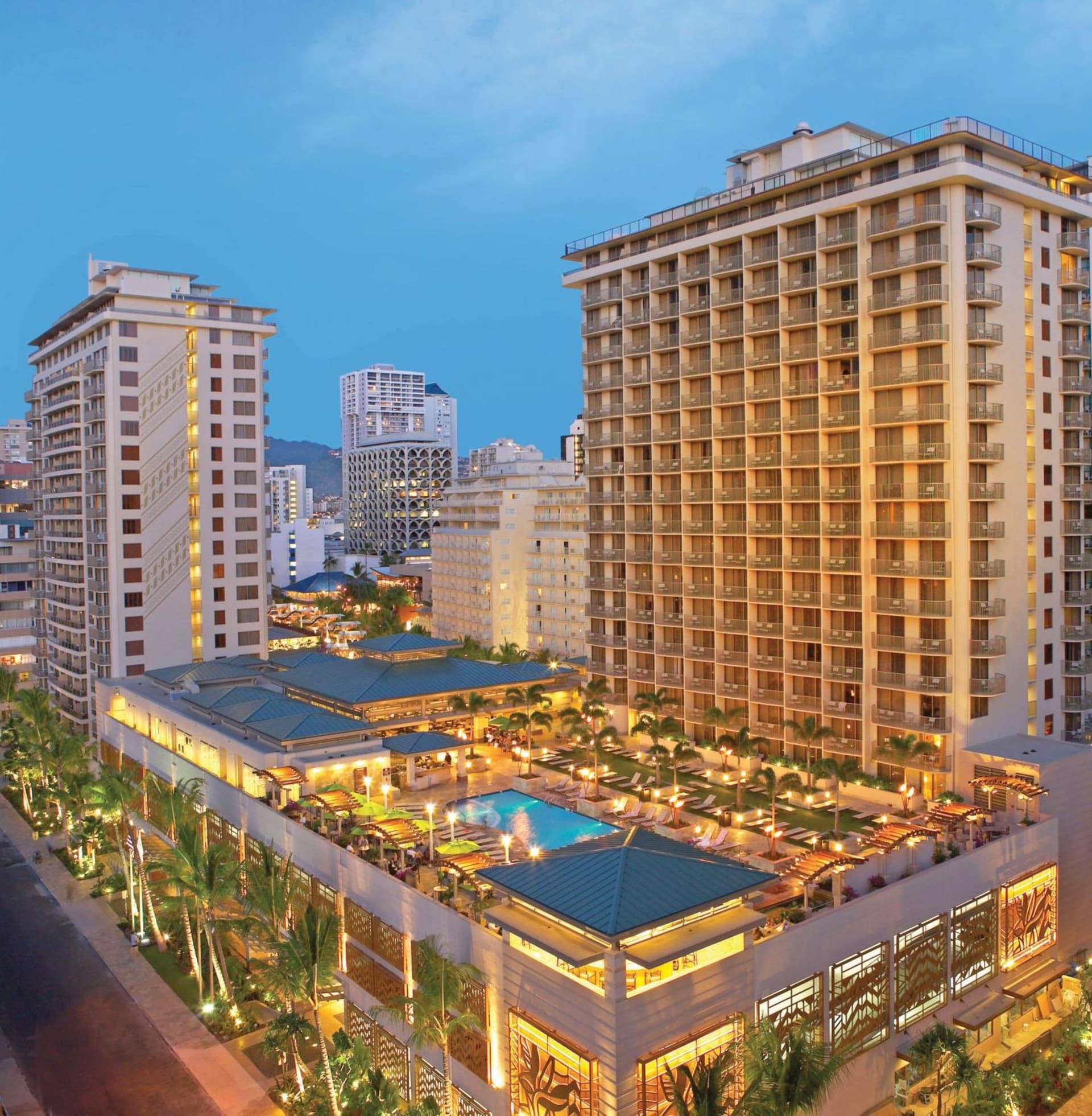 Embassy Suites by Hilton Waikiki Beach Walk featured exterior or lobby in Honolulu, HI — similar hotel