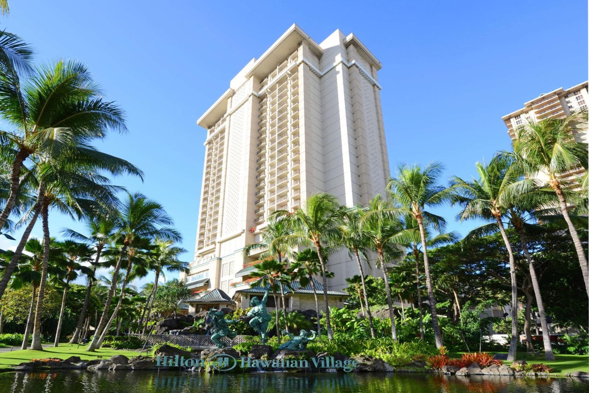 Hilton Grand Vacations Club at Hilton Hawaiian Village featured exterior or lobby in Honolulu, HI — similar hotel