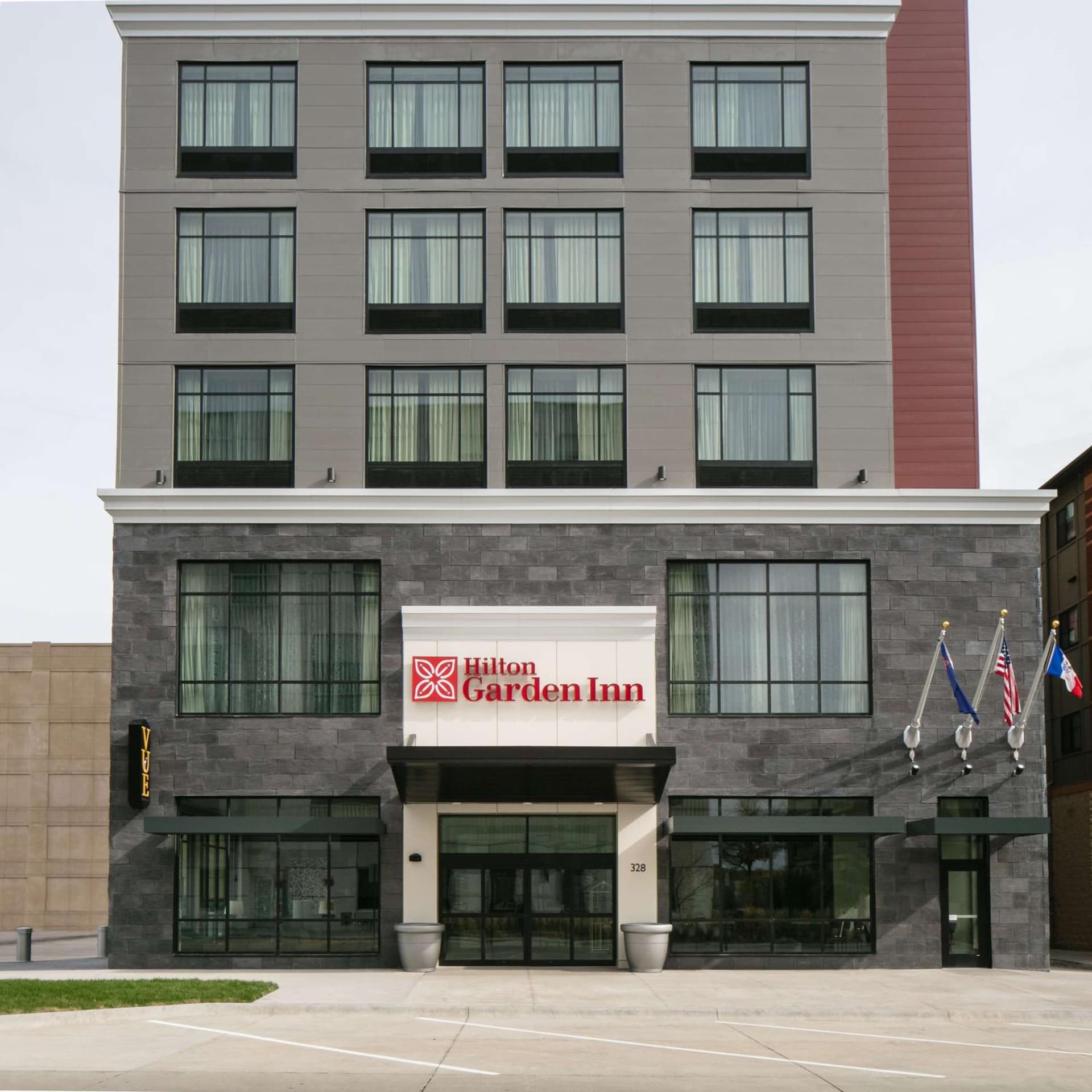 Hilton Garden Inn Iowa City Downtown University exterior or lobby in Iowa City, IA — main listing photo