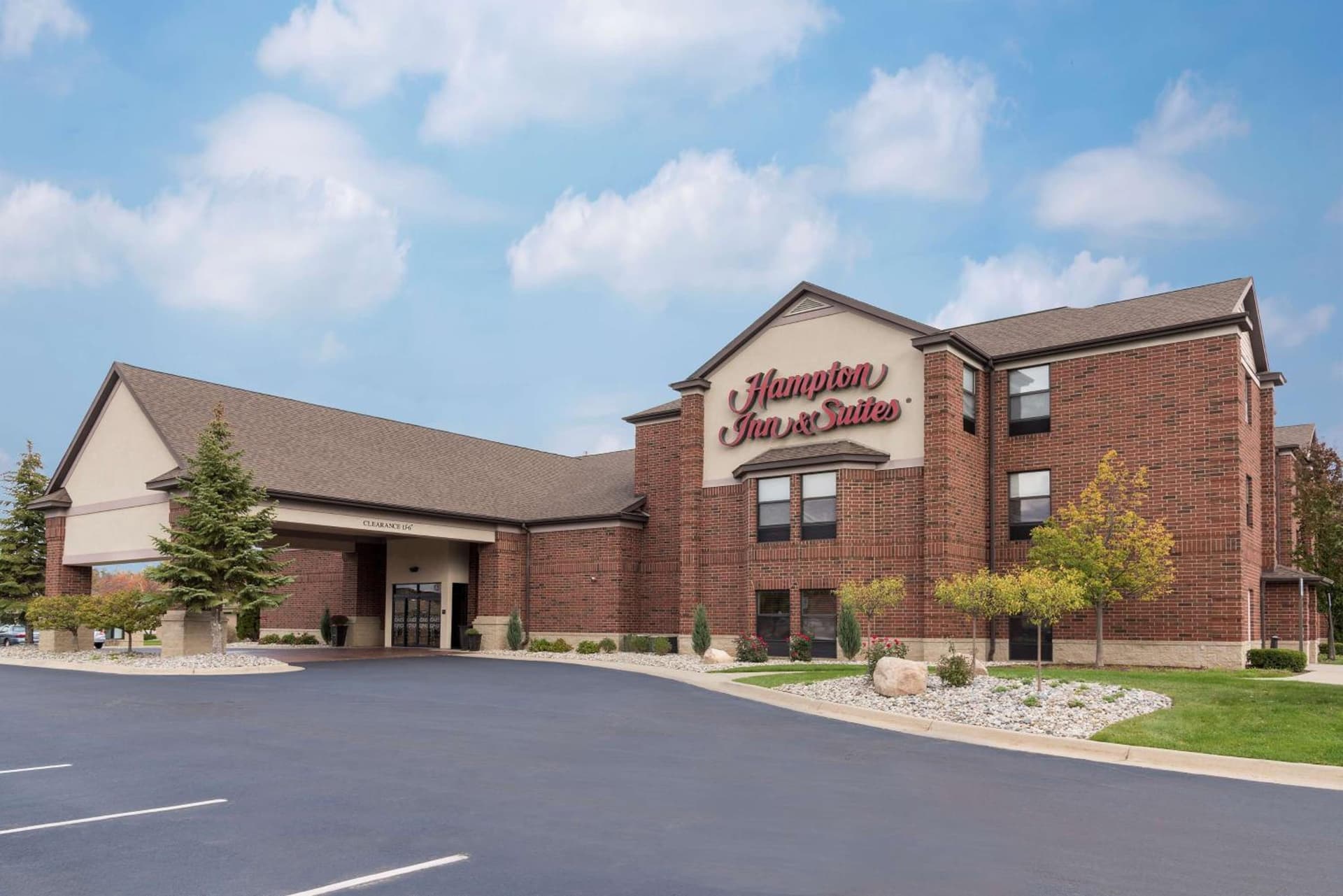 Hampton Inn & Suites East Lansing featured exterior or lobby in Okemos, MI — similar hotel