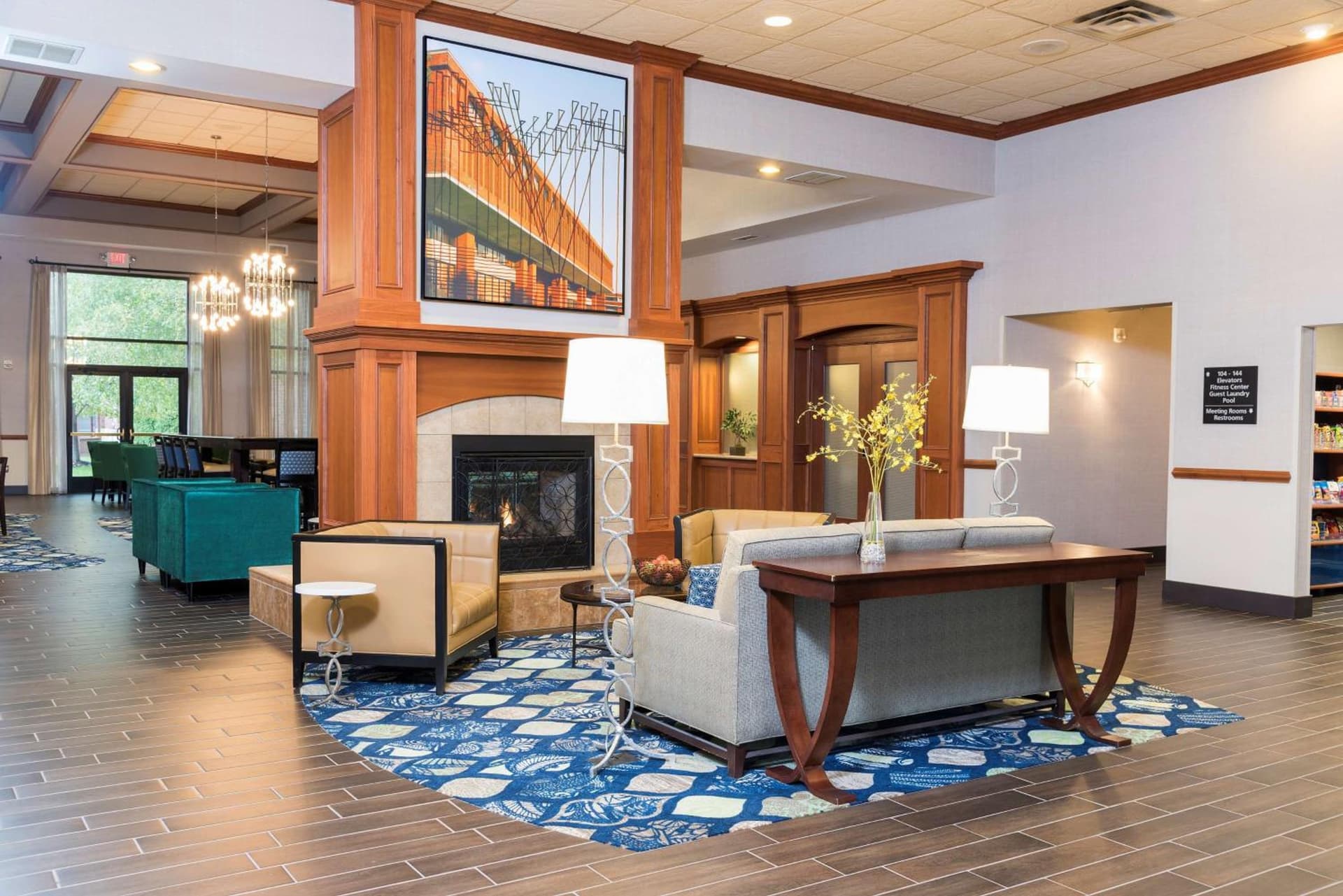 Hampton Inn & Suites East Lansing interior in Okemos, MI — gallery photo 2