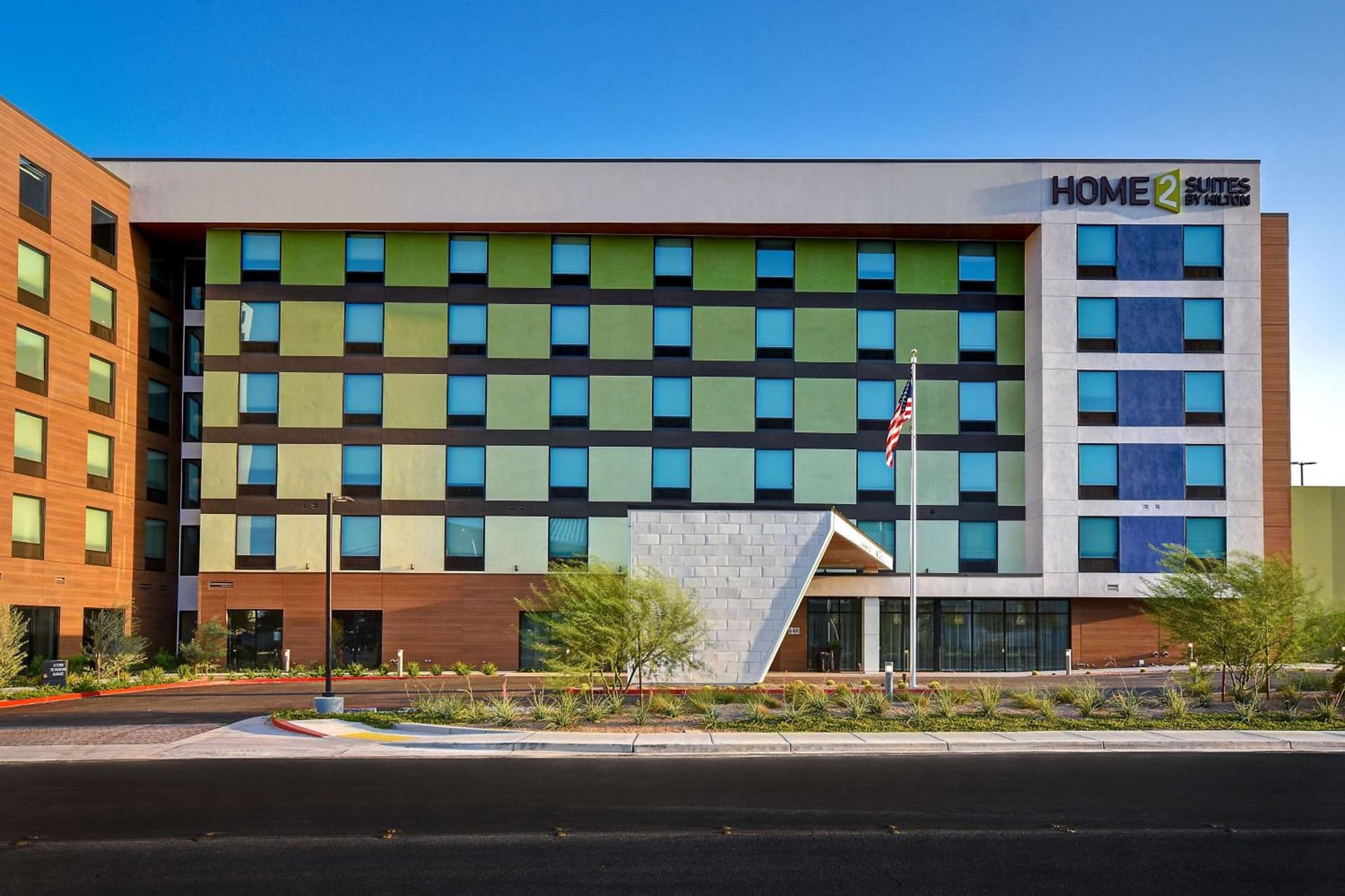 Home2 Suites by Hilton Las Vegas Convention Center - No Resort Fee featured exterior or lobby in Las Vegas, NV — similar hotel