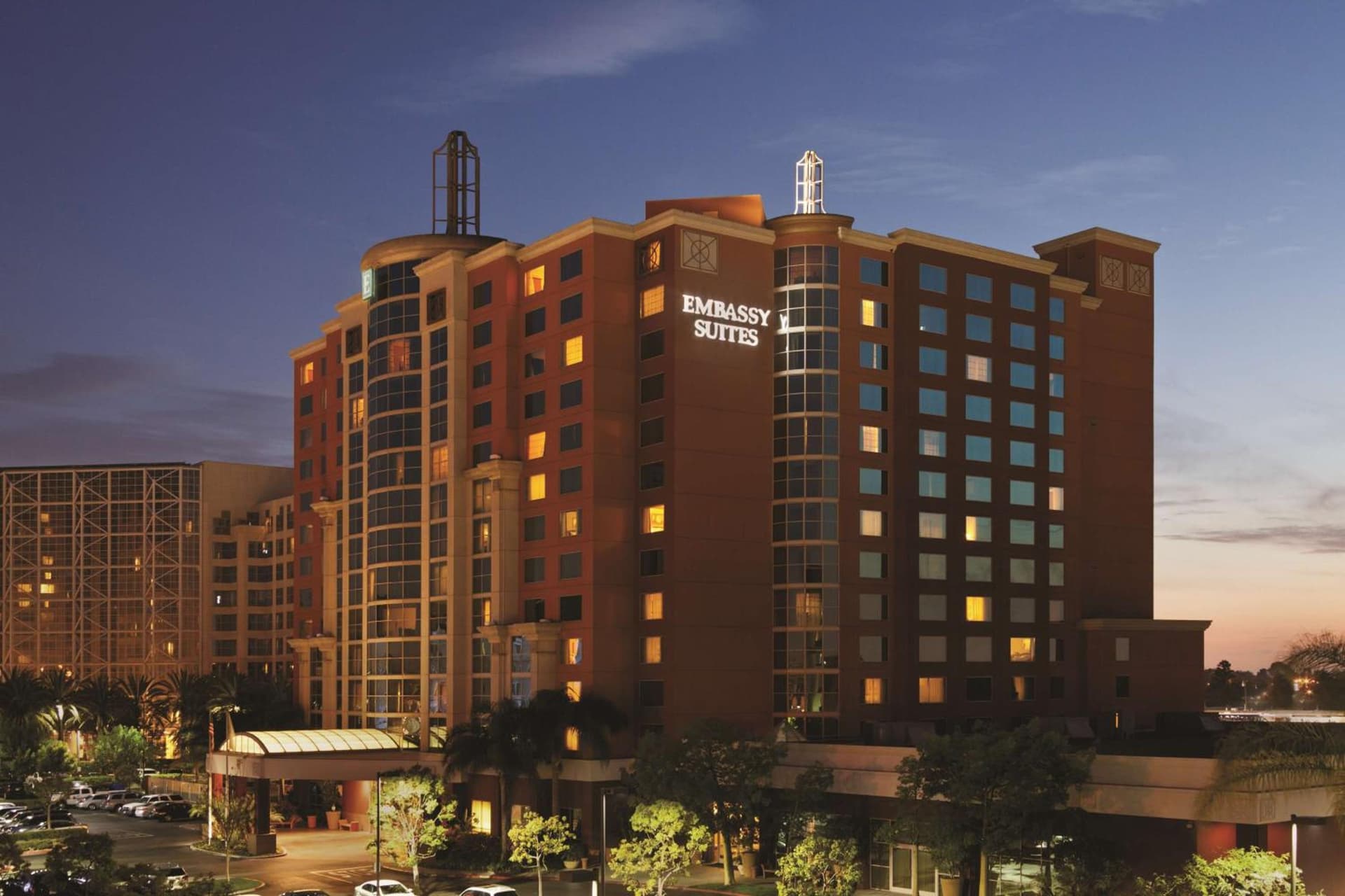 Embassy Suites by Hilton Anaheim South featured exterior or lobby in Anaheim, CA — similar hotel