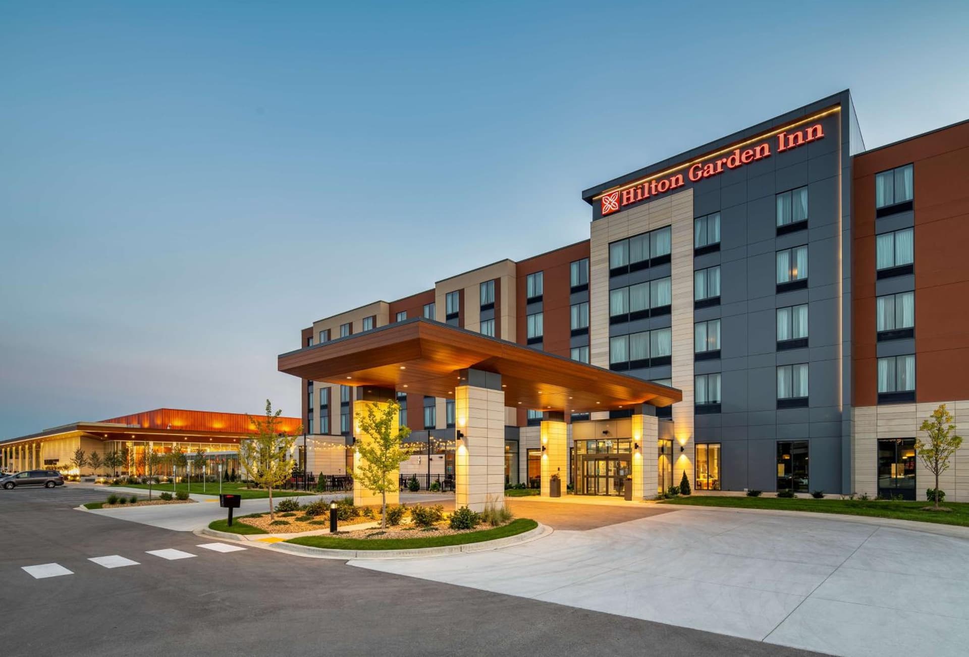 Hilton Garden Inn Milwaukee Brookfield Conference Center featured exterior or lobby in Brookfield, WI — similar hotel