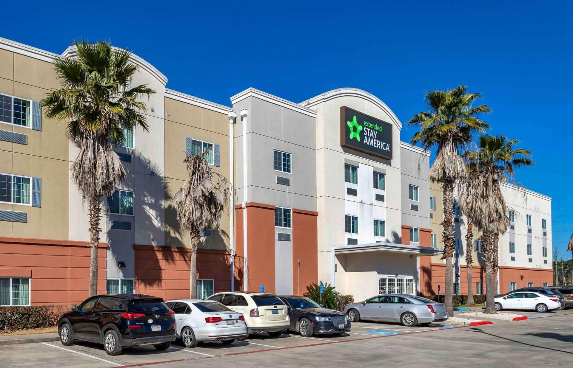 Extended Stay America Suites - Houston - Kingwood featured exterior or lobby in Kingwood, TX — similar hotel