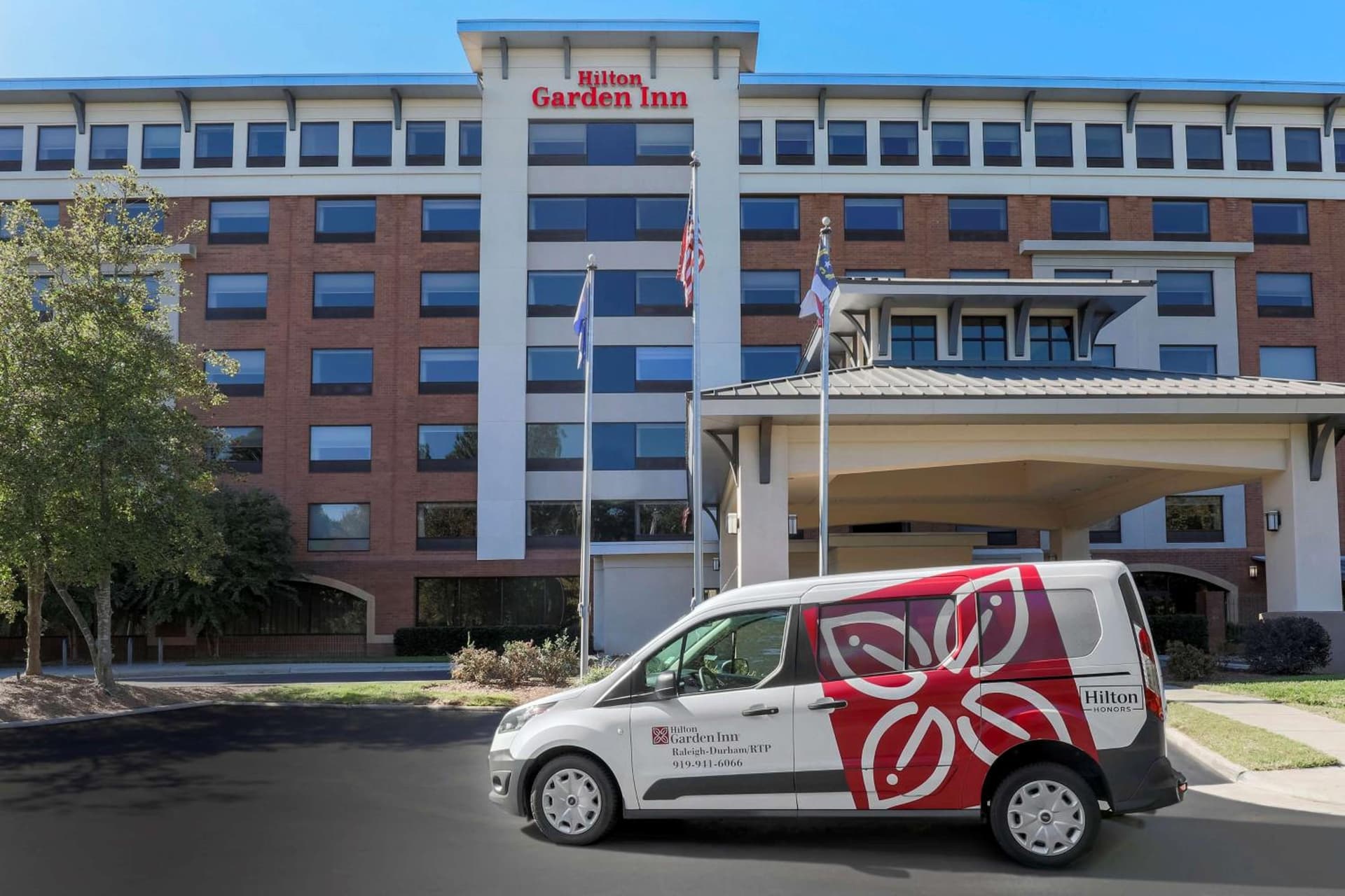 Hilton Garden Inn Raleigh-Durham/Research Triangle Park property views in Durham, NC — gallery photo 3