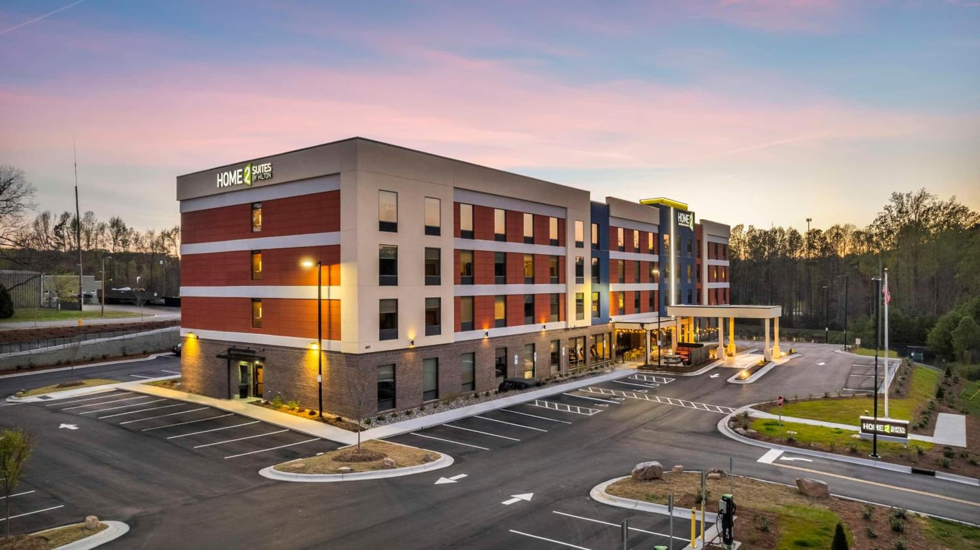 Home2 Suites by Hilton Raleigh West Lenovo Center featured exterior or lobby in Raleigh, NC — similar hotel