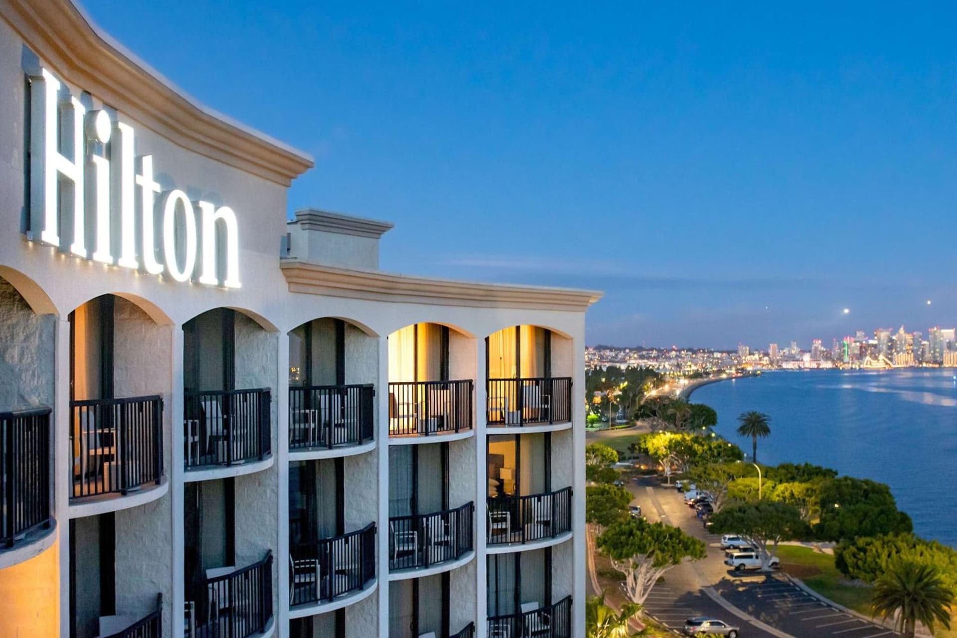 Hilton San Diego Airport/Harbor Island featured exterior or lobby in San Diego, CA — similar hotel