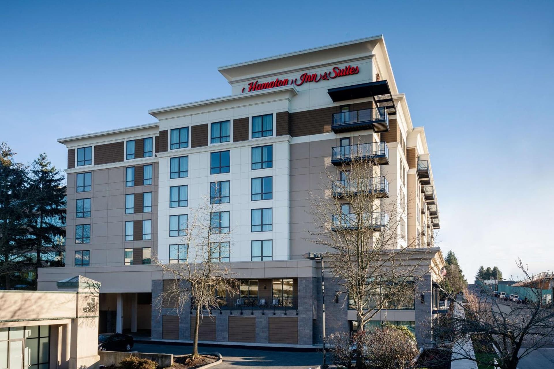 Hampton Inn & Suites by Hilton Seattle/Northgate featured exterior or lobby in Seattle, WA — similar hotel