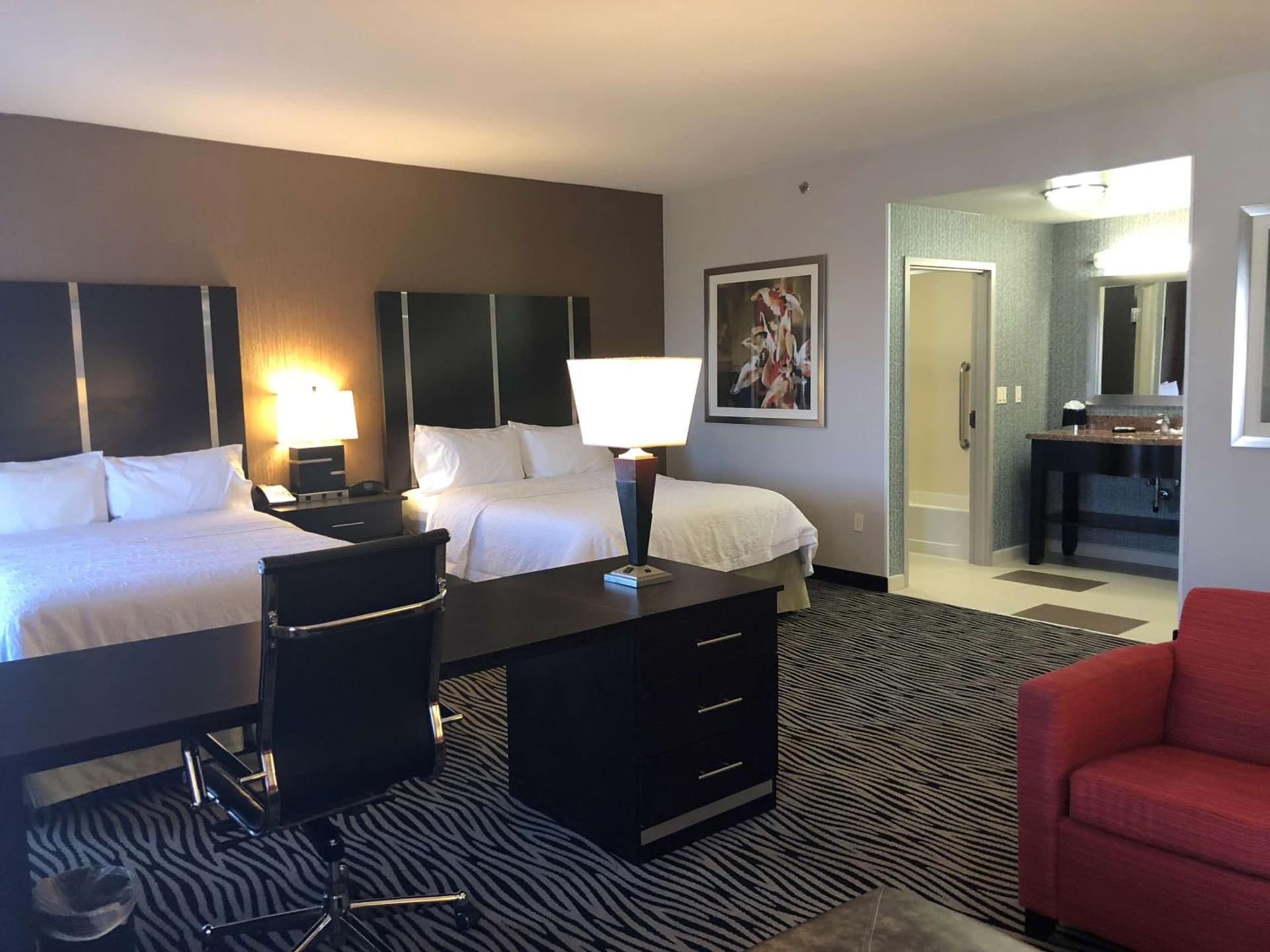 Hampton Inn and Suites Tulsa Central property views in Tulsa, OK — gallery photo 3