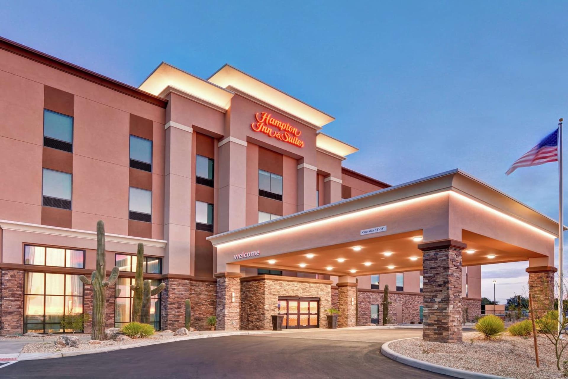 Hampton Inn & Suites Tucson Marana property views in Marana, AZ — gallery photo 3