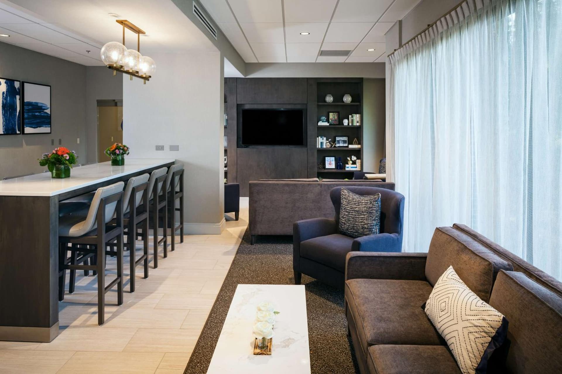 Hilton Suites Brentwood property views in Brentwood, TN — gallery photo 3