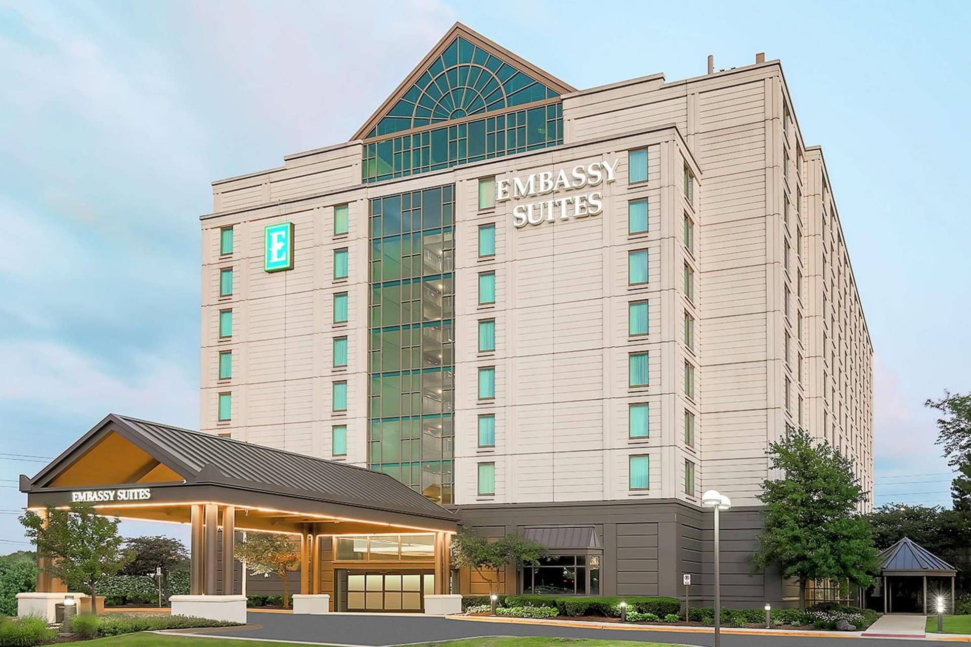 Embassy Suites by Hilton Chicago Lombard featured exterior or lobby in Lombard, IL — similar hotel