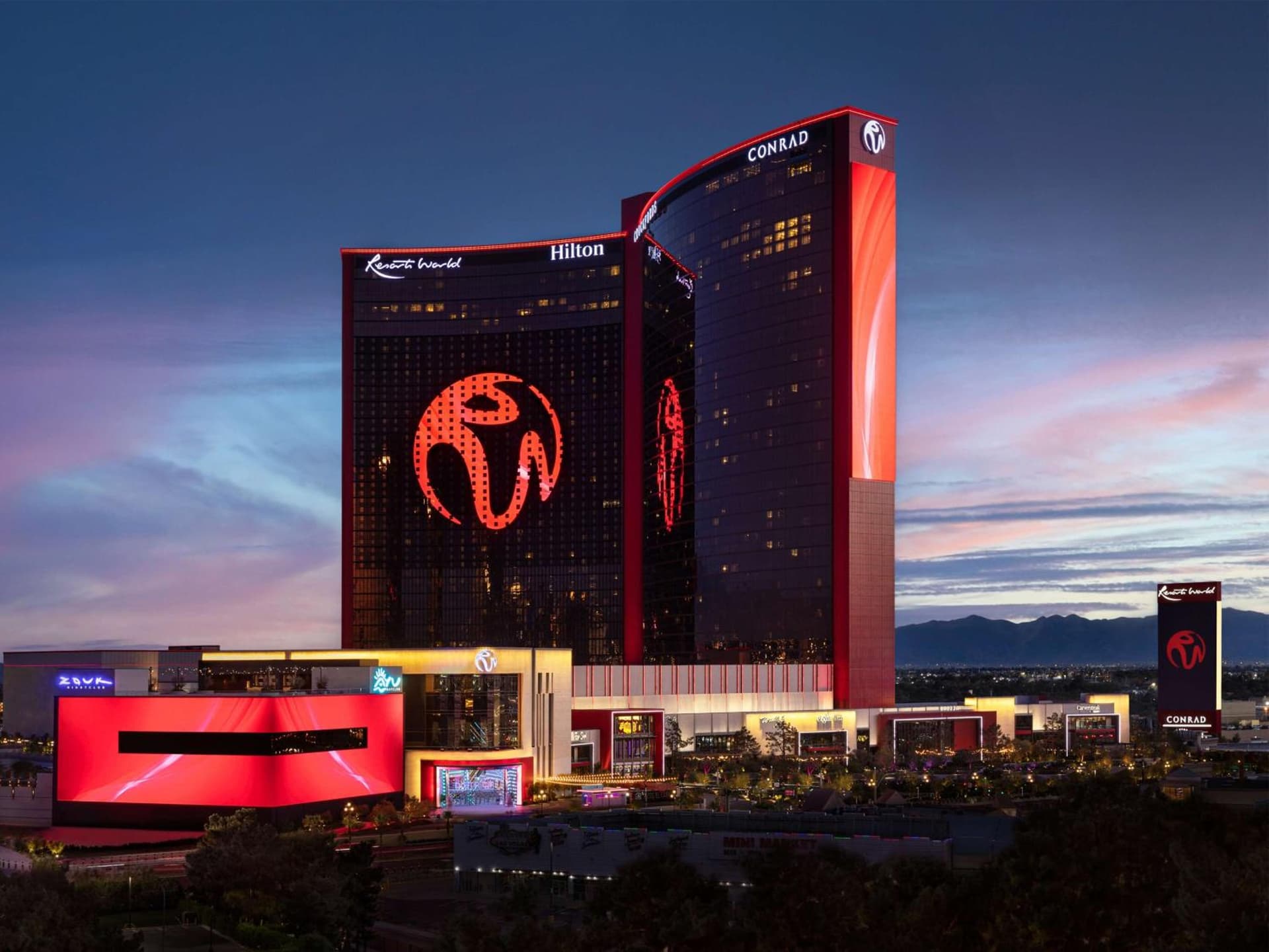 Las Vegas Hilton at Resorts World exterior or lobby in Las Vegas, NV — main listing photo