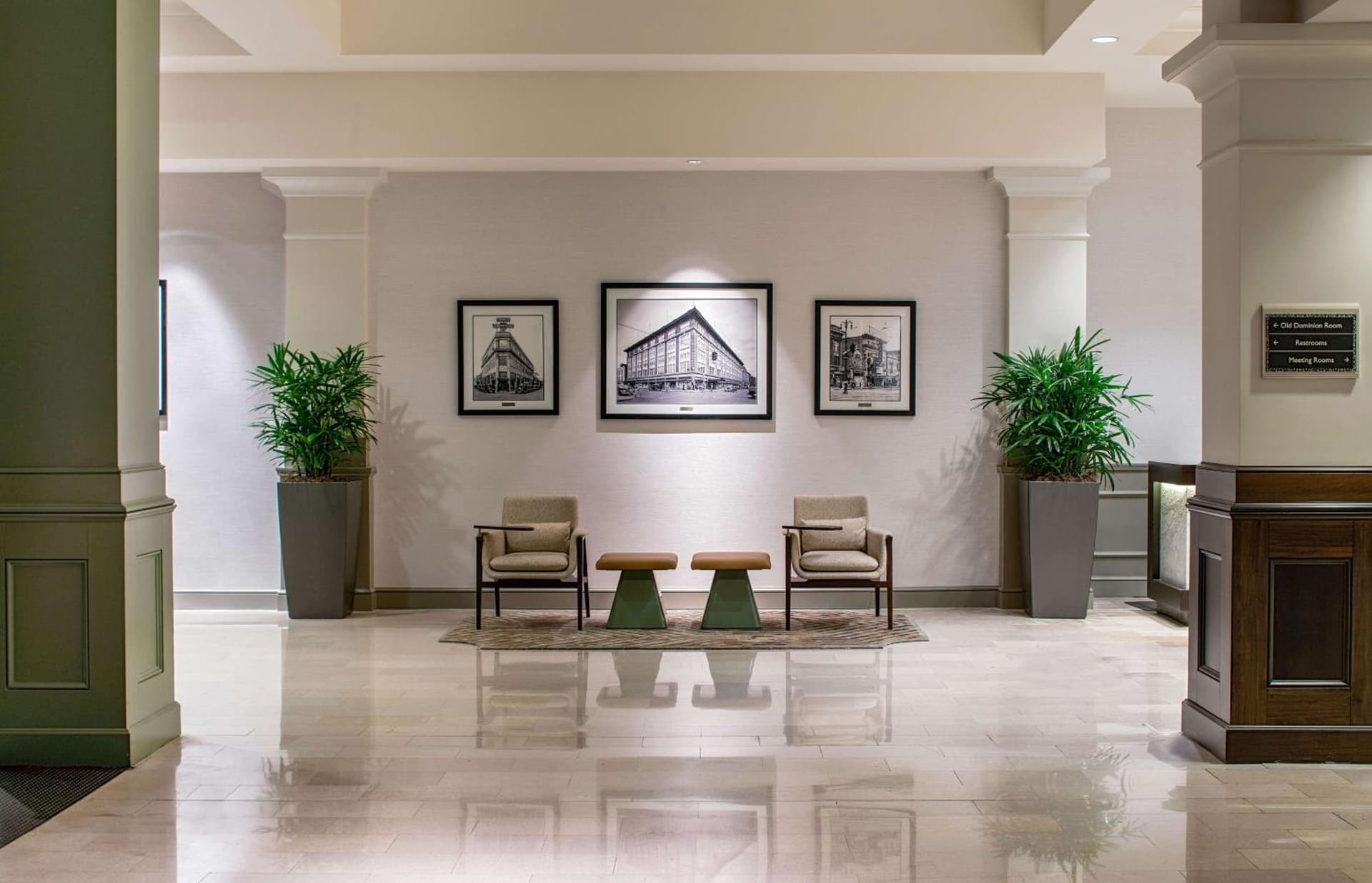 Hilton Richmond Downtown property views in Richmond, VA — gallery photo 3