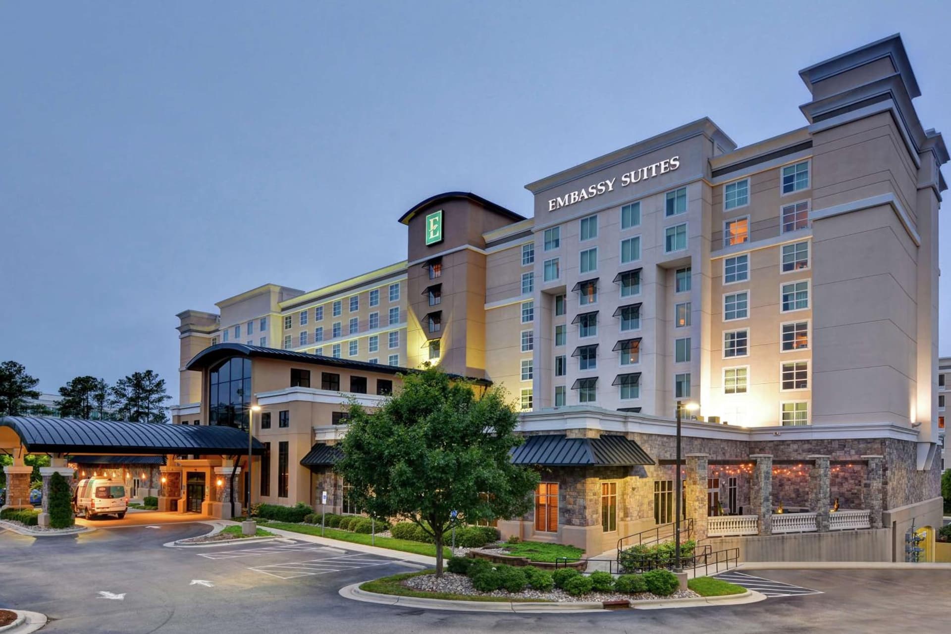 Embassy Suites by Hilton Raleigh Durham Airport Brier Creek featured exterior or lobby in Raleigh, NC — similar hotel