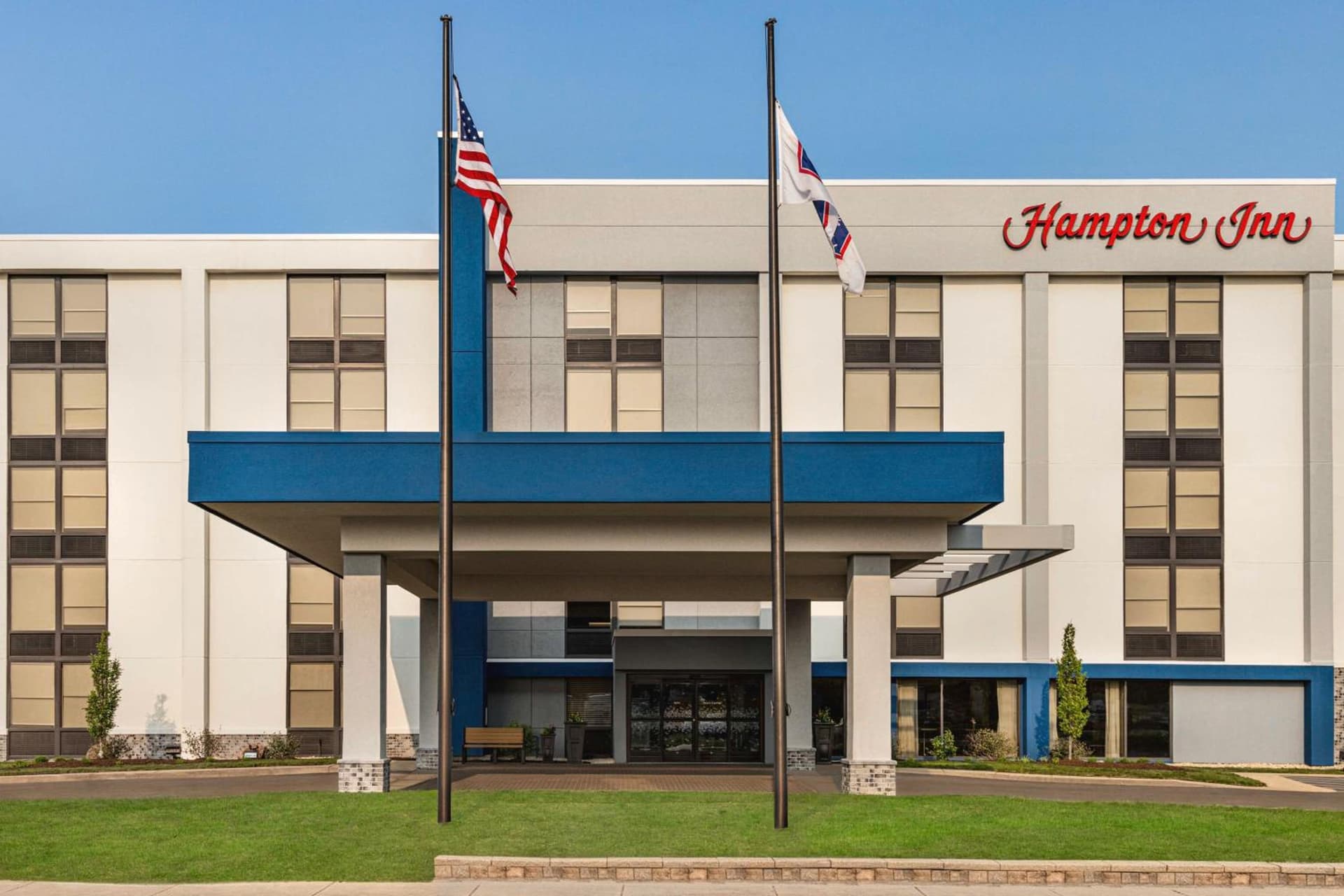 Hampton Inn Chicago-O'Hare International Airport featured exterior or lobby in Schiller Park, IL — similar hotel