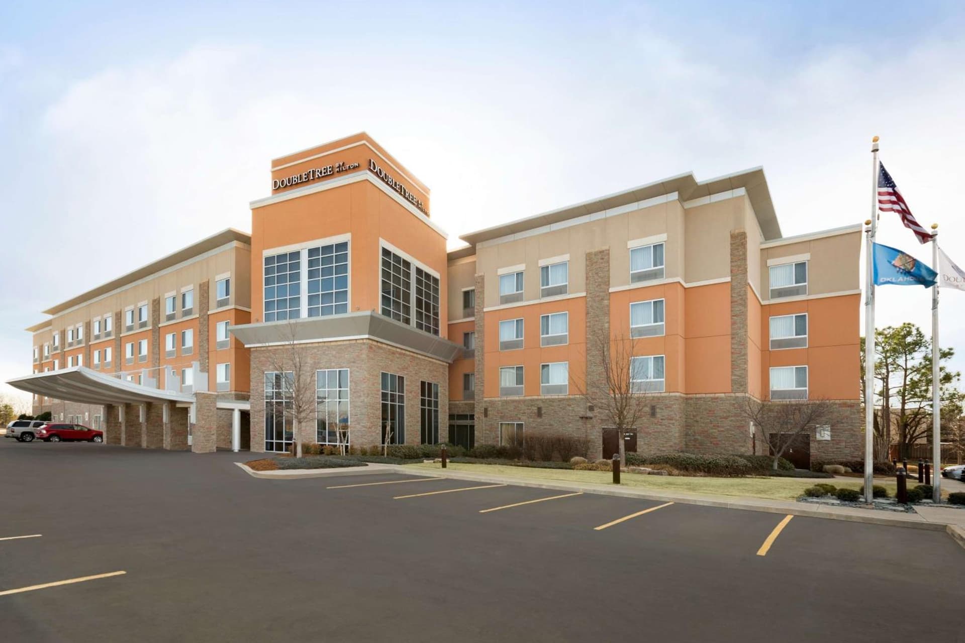 DoubleTree by Hilton Hotel Oklahoma City Airport featured exterior or lobby in Oklahoma City, OK — similar hotel