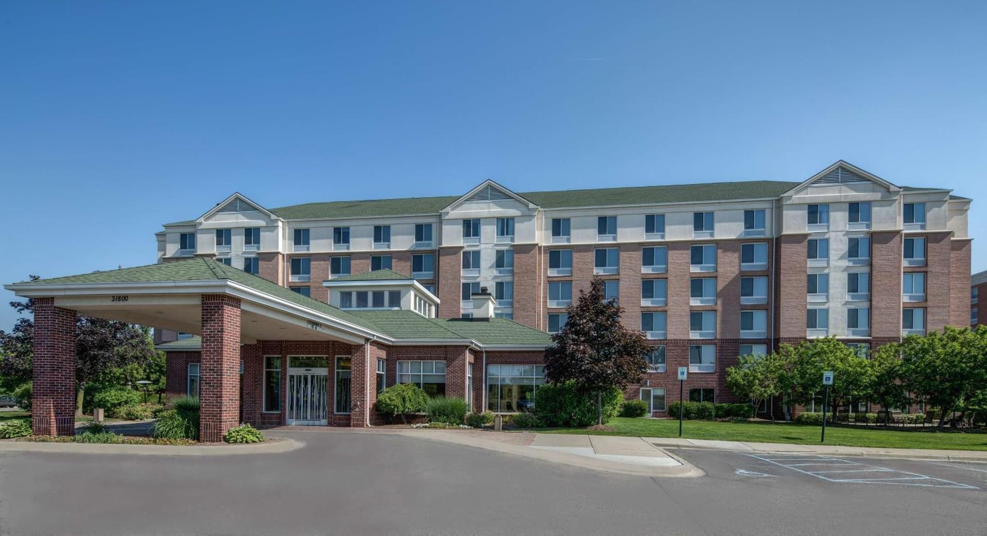 Hilton Garden Inn Detroit Metro Airport featured exterior or lobby in Romulus, MI — similar hotel