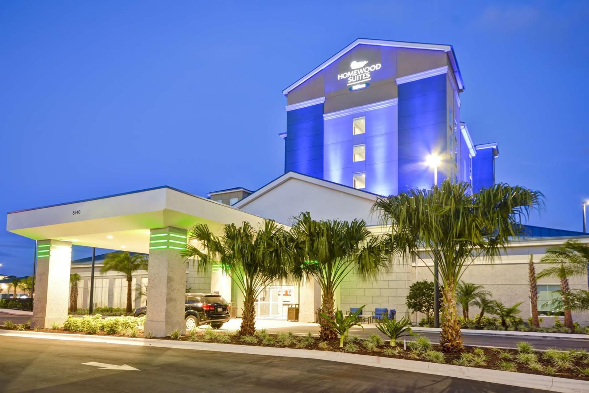 Homewood Suites by Hilton Orlando Theme Parks exterior or lobby in Orlando, FL — main listing photo